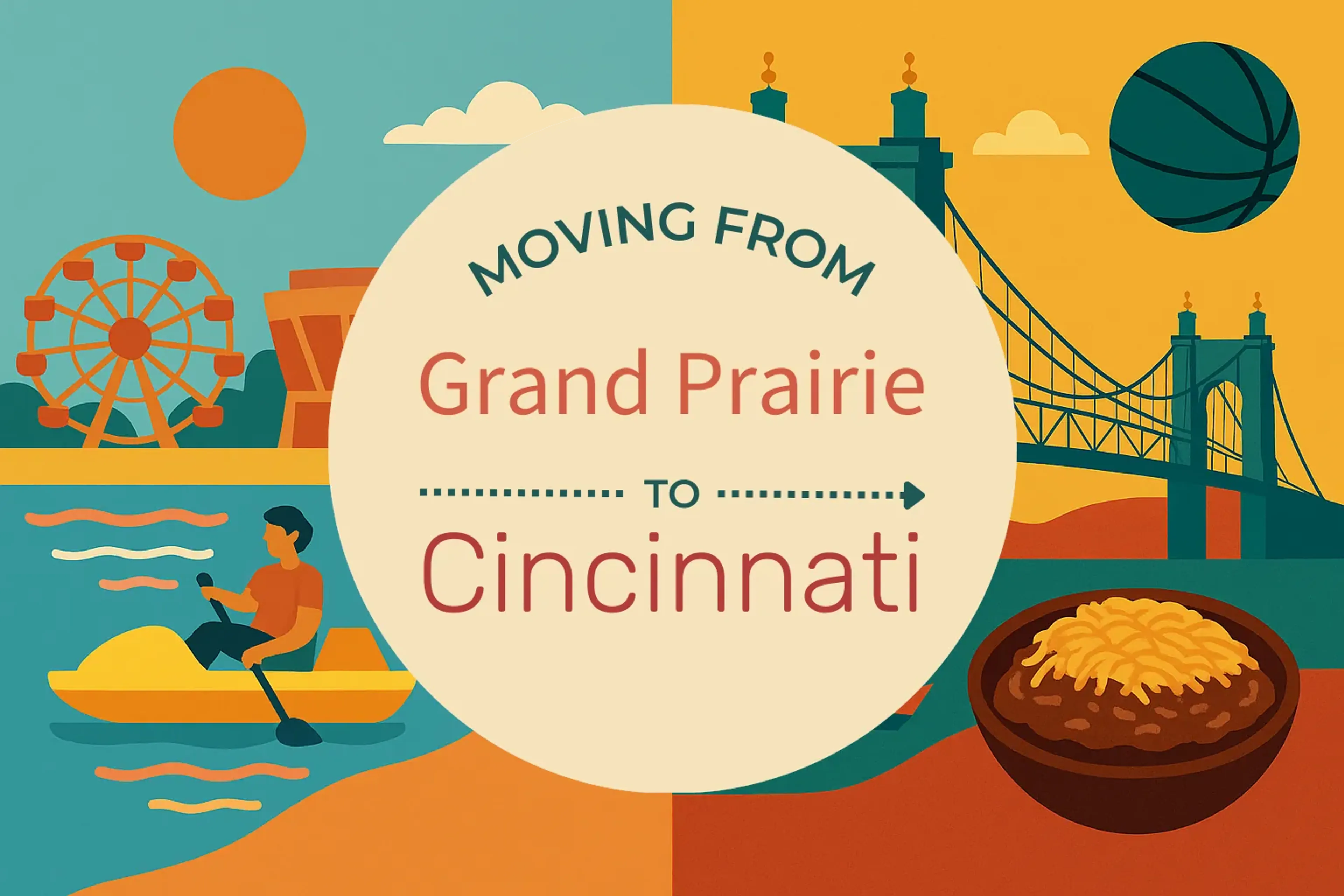Side-by-side comparison of Grand Prairie to Cincinnati moving companies