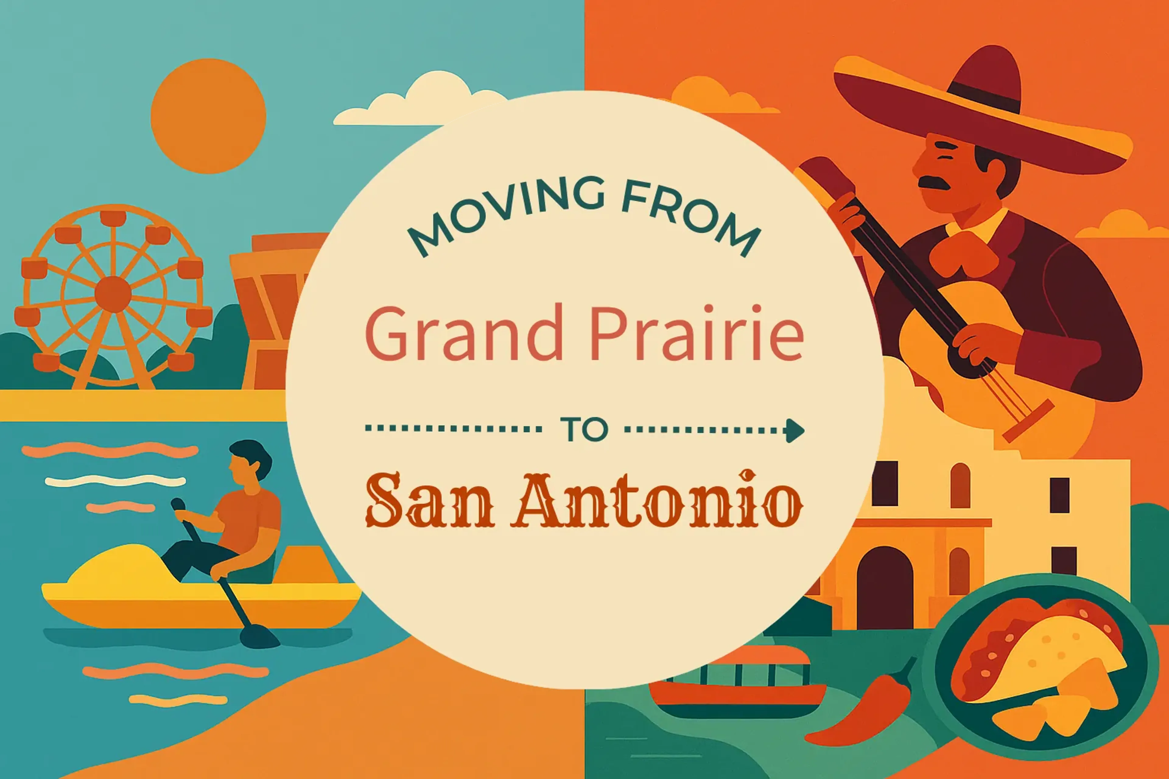 Side-by-side comparison of Grand Prairie to San Antonio moving companies