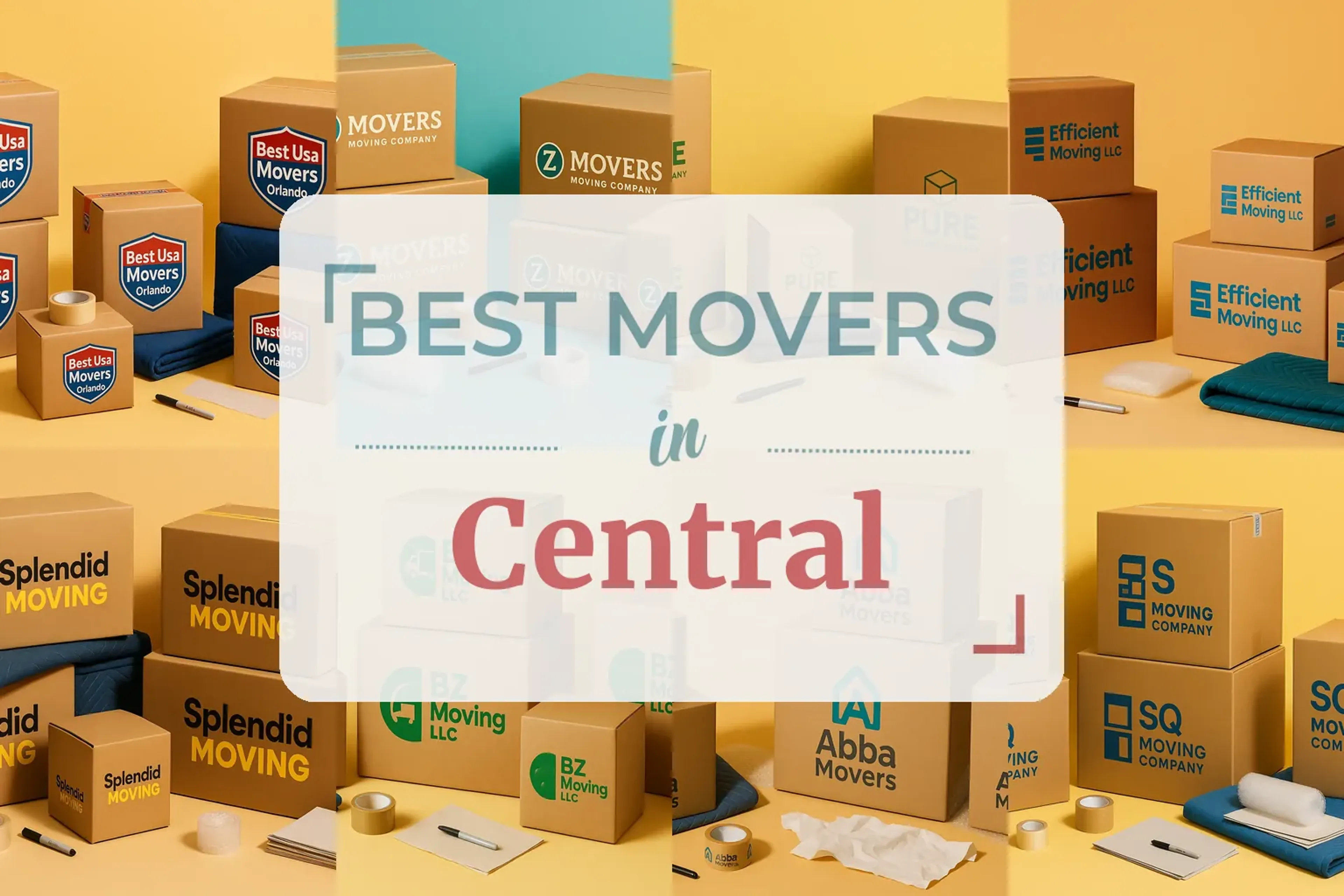 Side-by-side comparison of Central moving companies