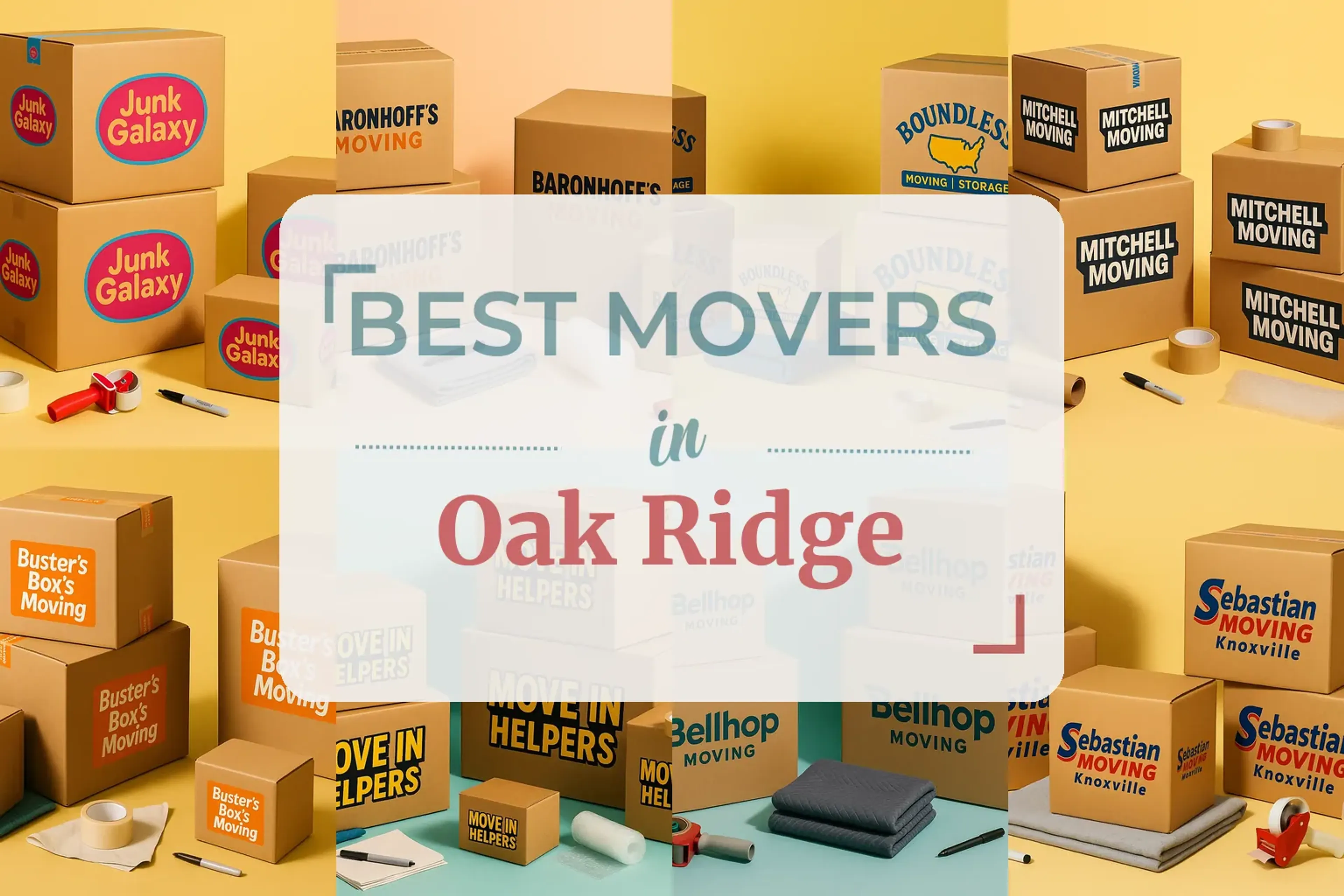 Side-by-side comparison of Oak Ridge moving companies