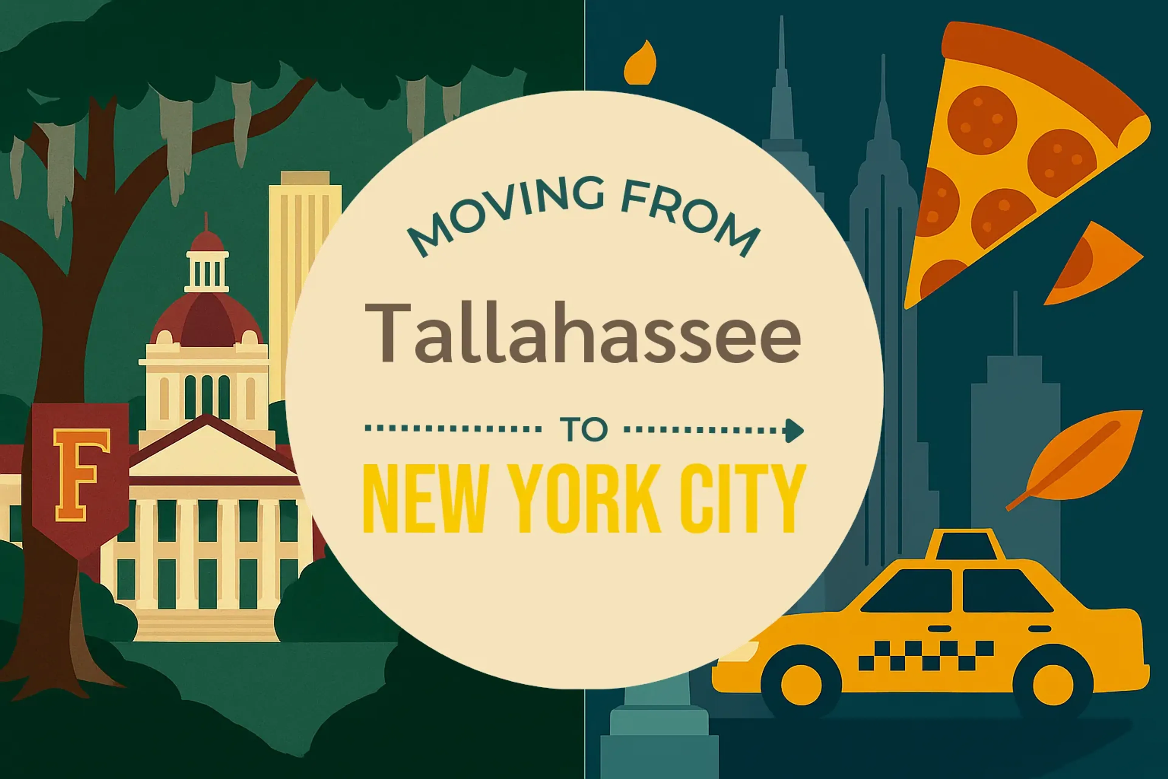 Side-by-side comparison of Tallahassee to New York City moving companies