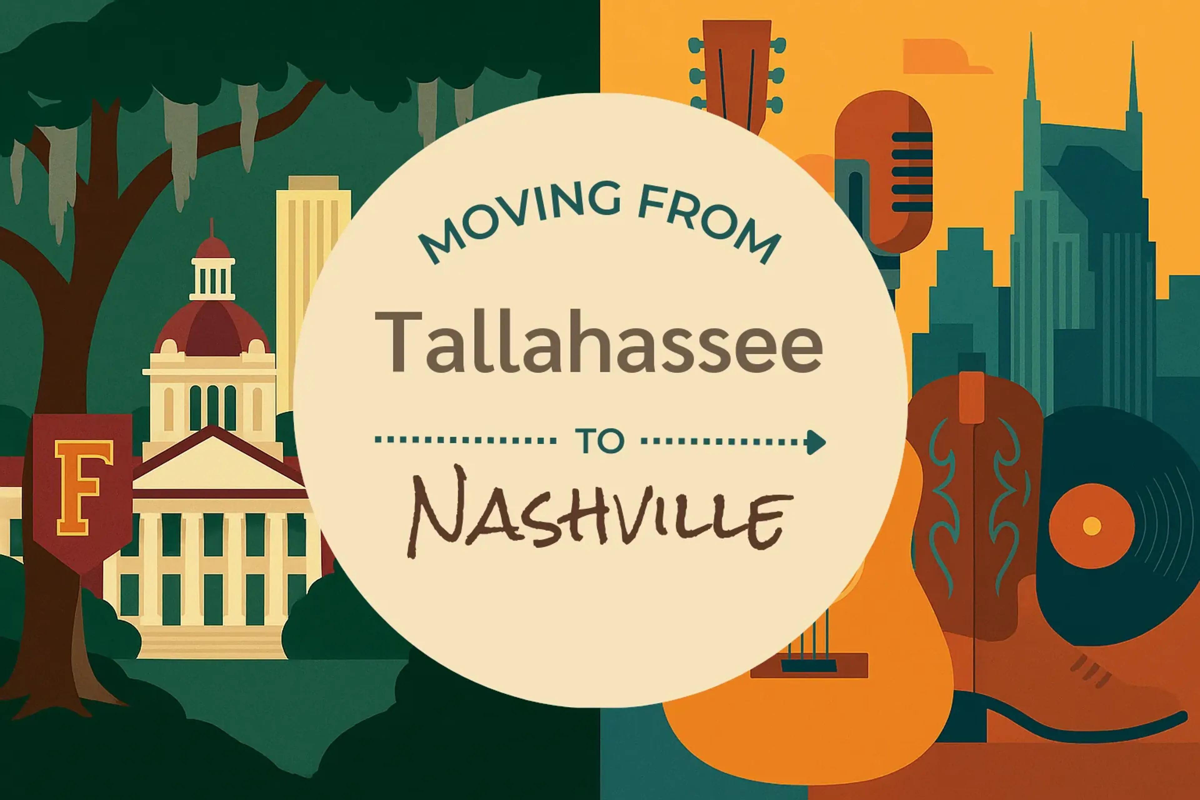 Side-by-side comparison of Tallahassee to Nashville moving companies