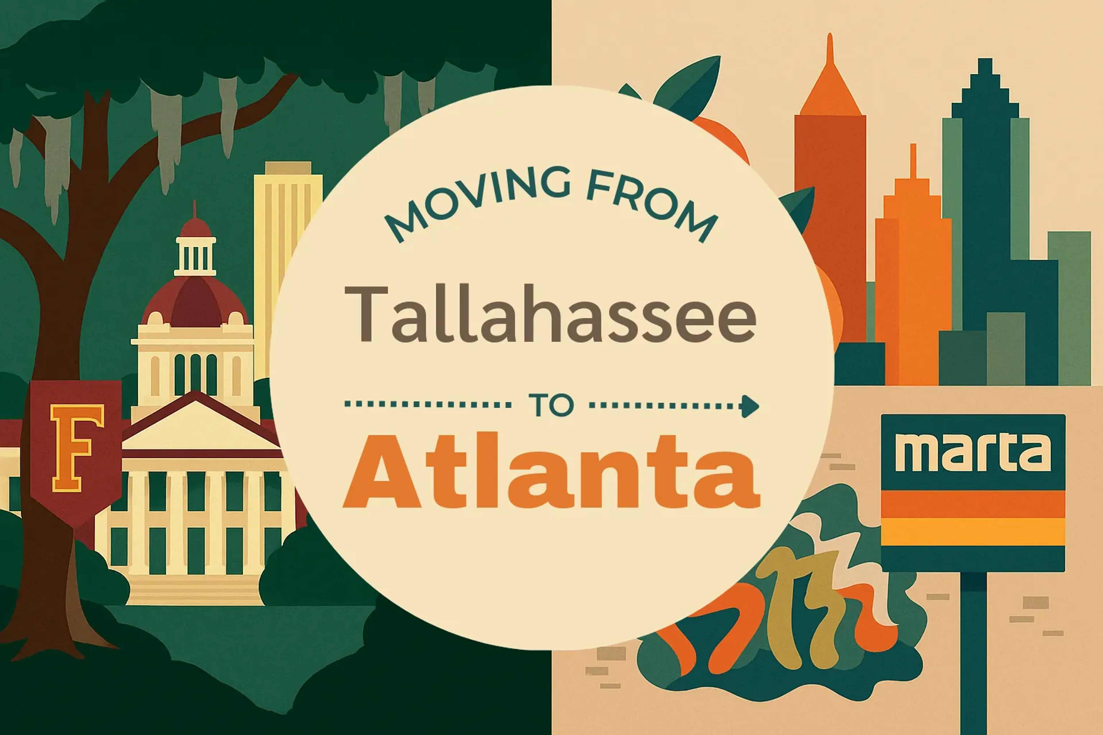 Side-by-side comparison of Tallahassee to Atlanta moving companies