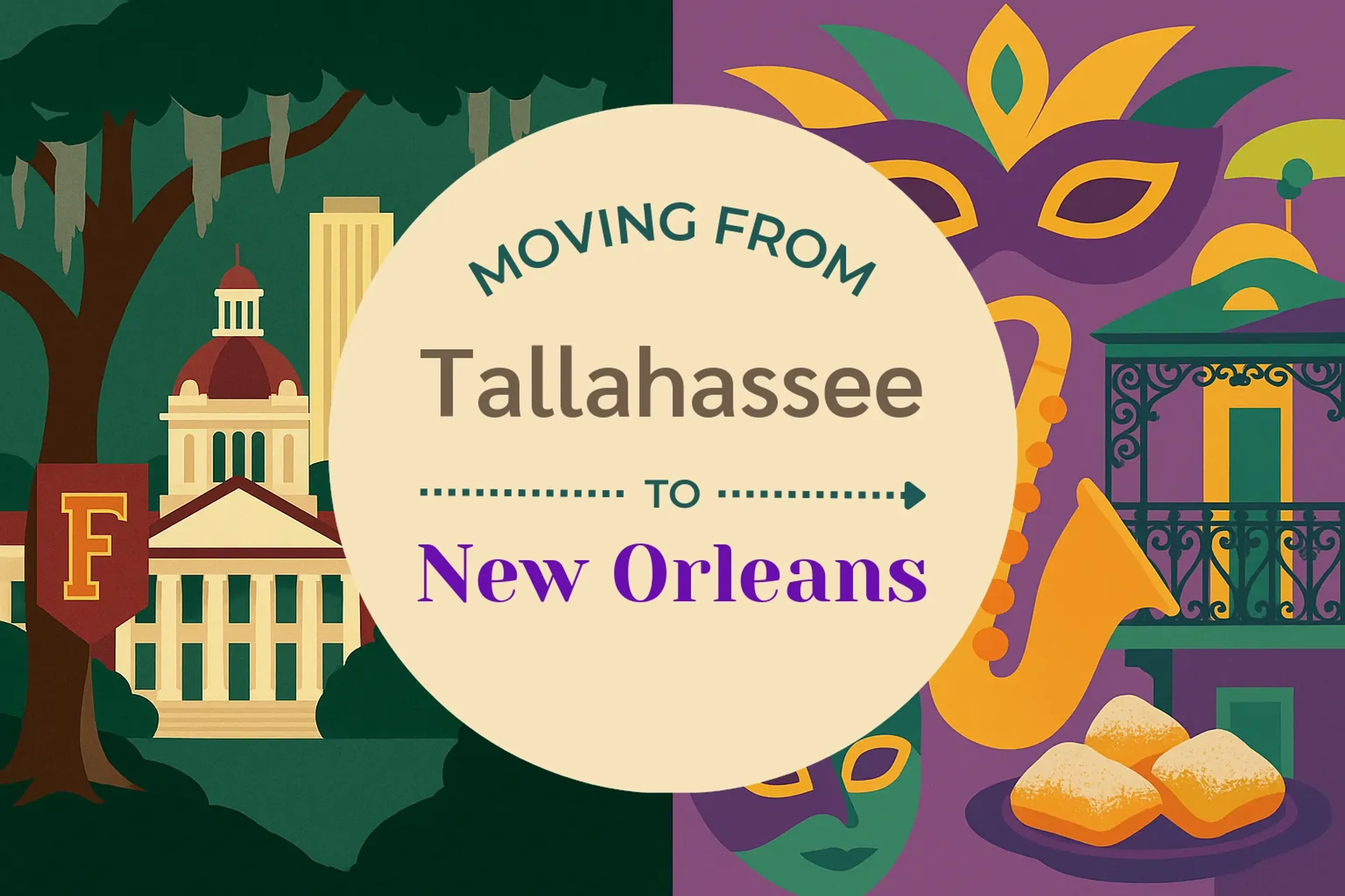 Side-by-side comparison of Tallahassee to New Orleans moving companies
