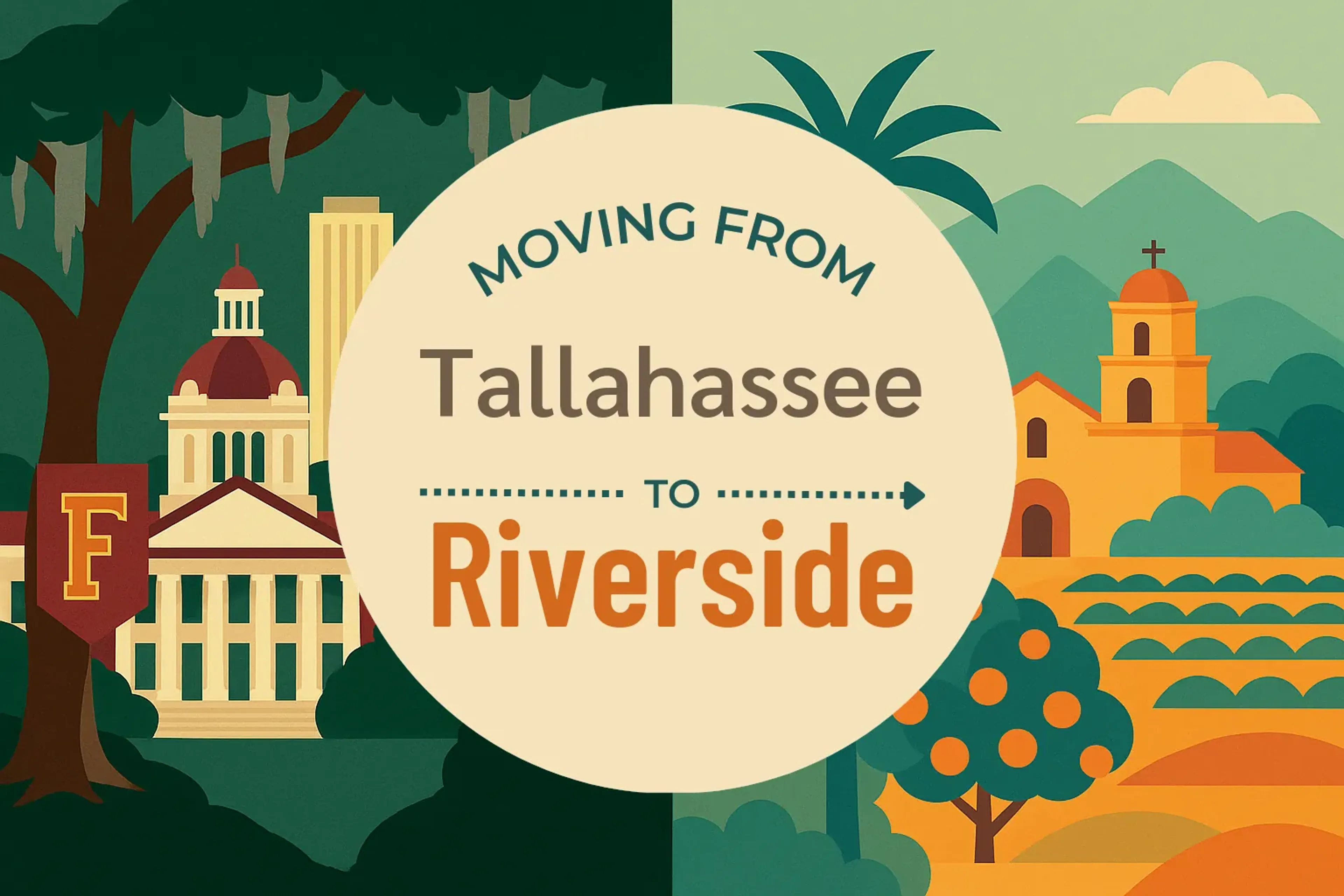Side-by-side comparison of Tallahassee to Riverside moving companies