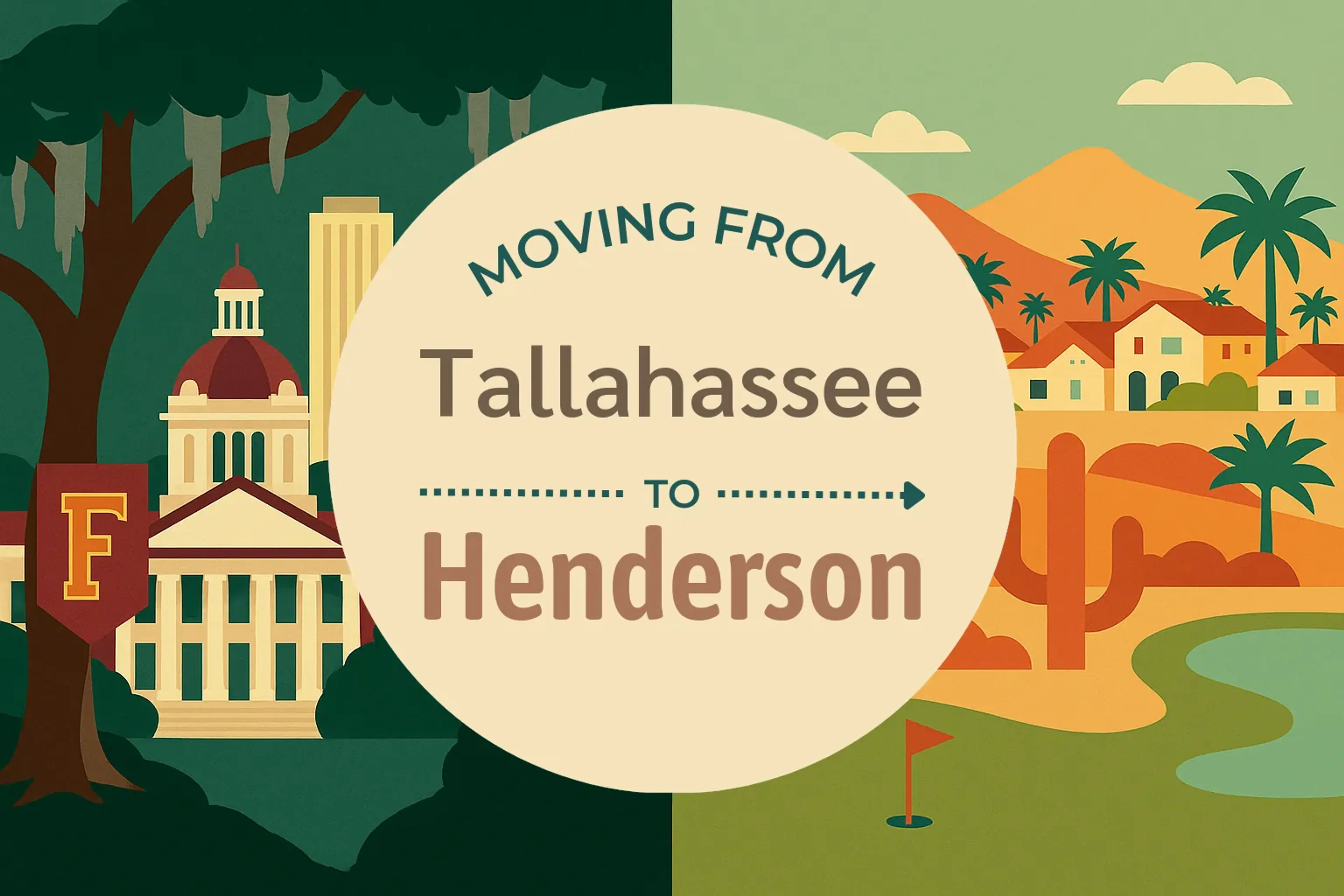 Side-by-side comparison of Tallahassee to Henderson moving companies