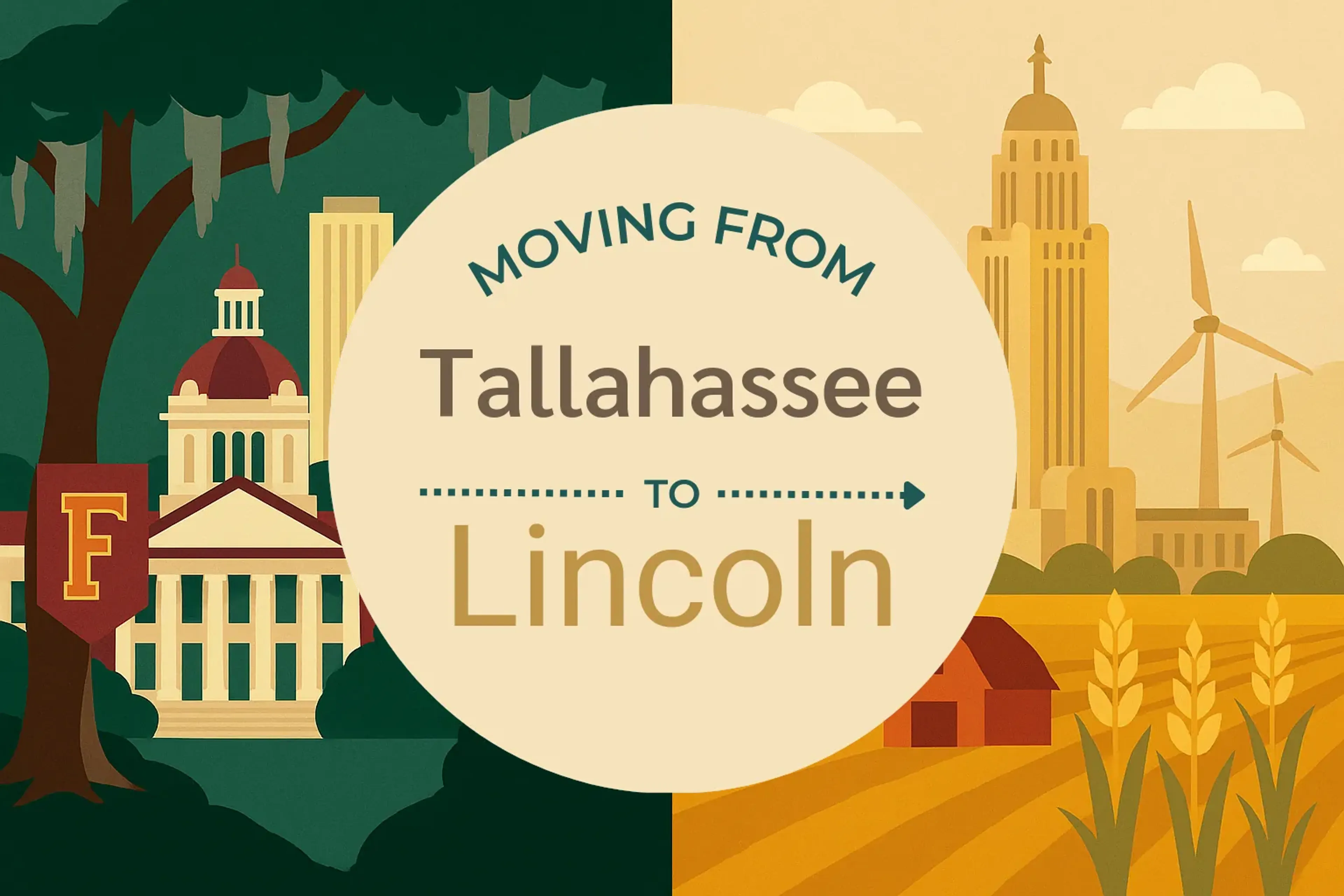 Side-by-side comparison of Tallahassee to Lincoln moving companies