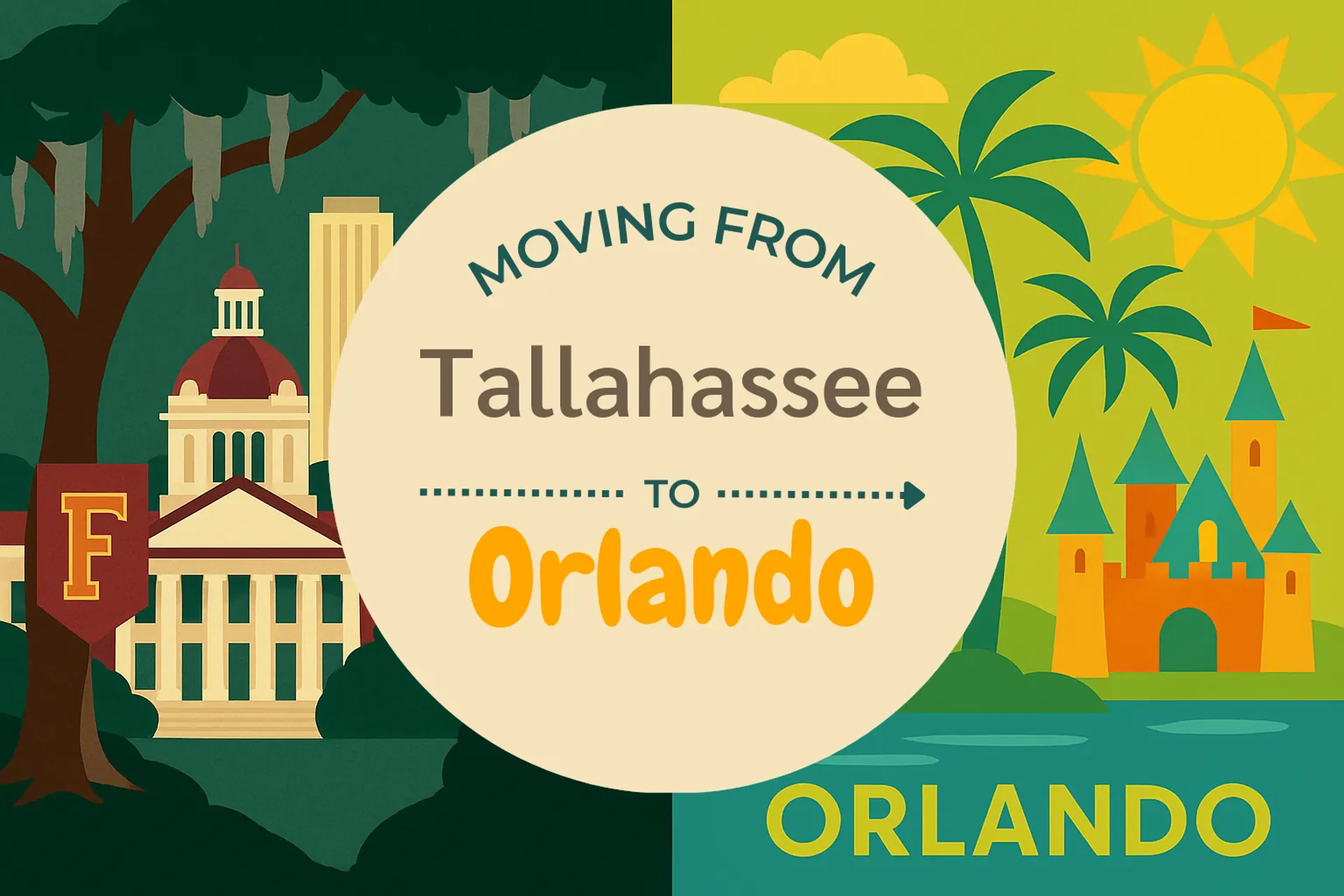 Side-by-side comparison of Tallahassee to Orlando moving companies