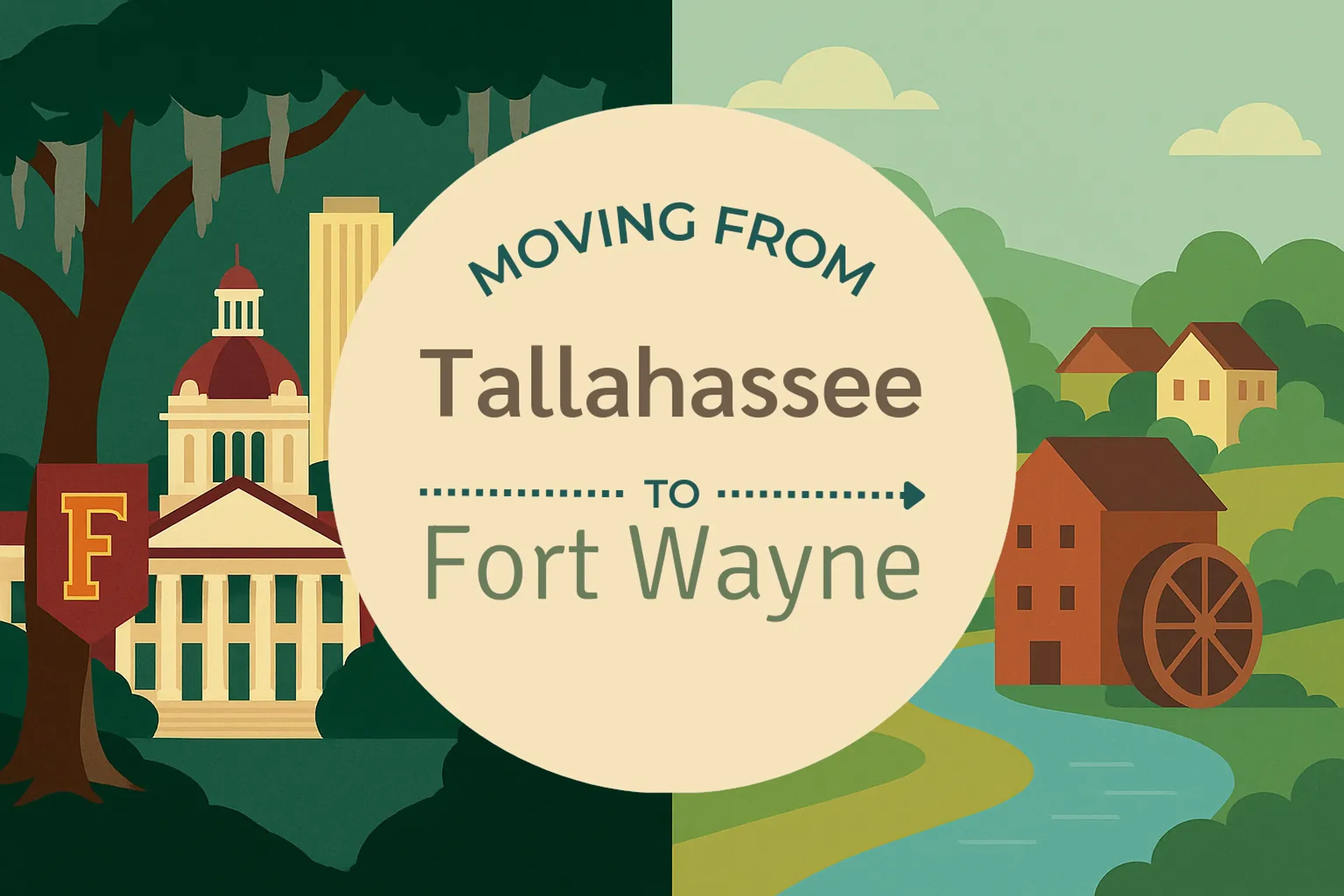 Side-by-side comparison of Tallahassee to Fort Wayne moving companies