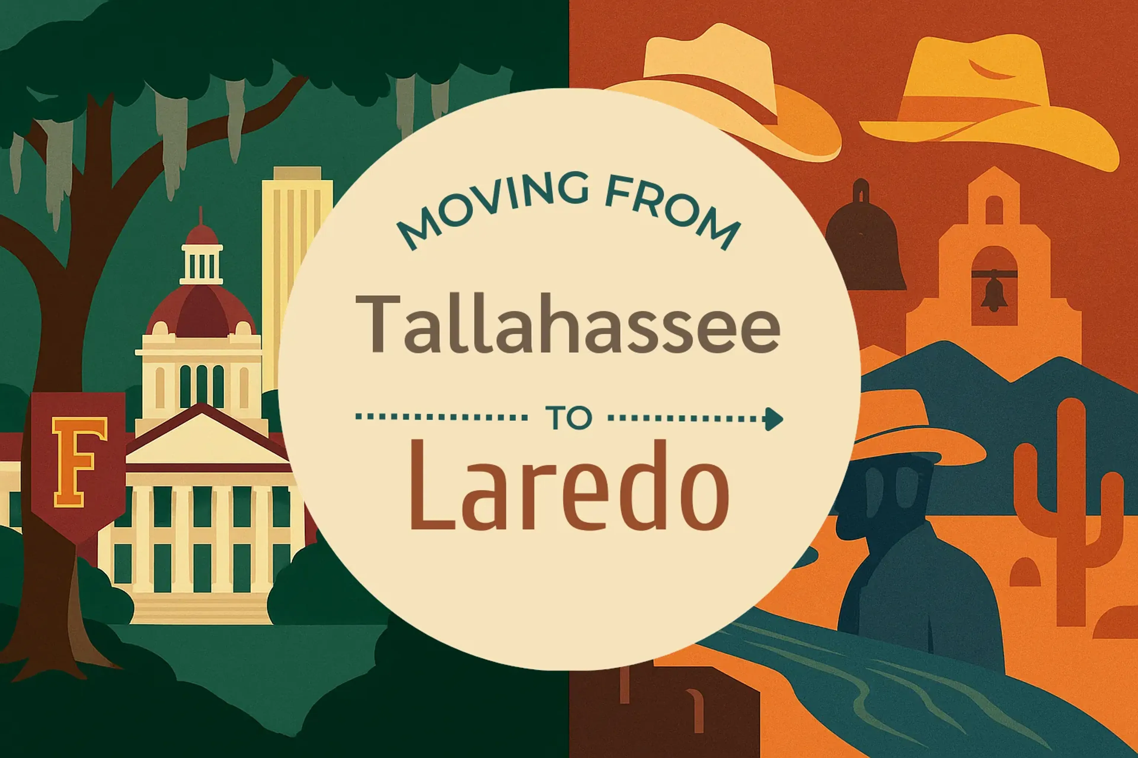 Side-by-side comparison of Tallahassee to Laredo moving companies