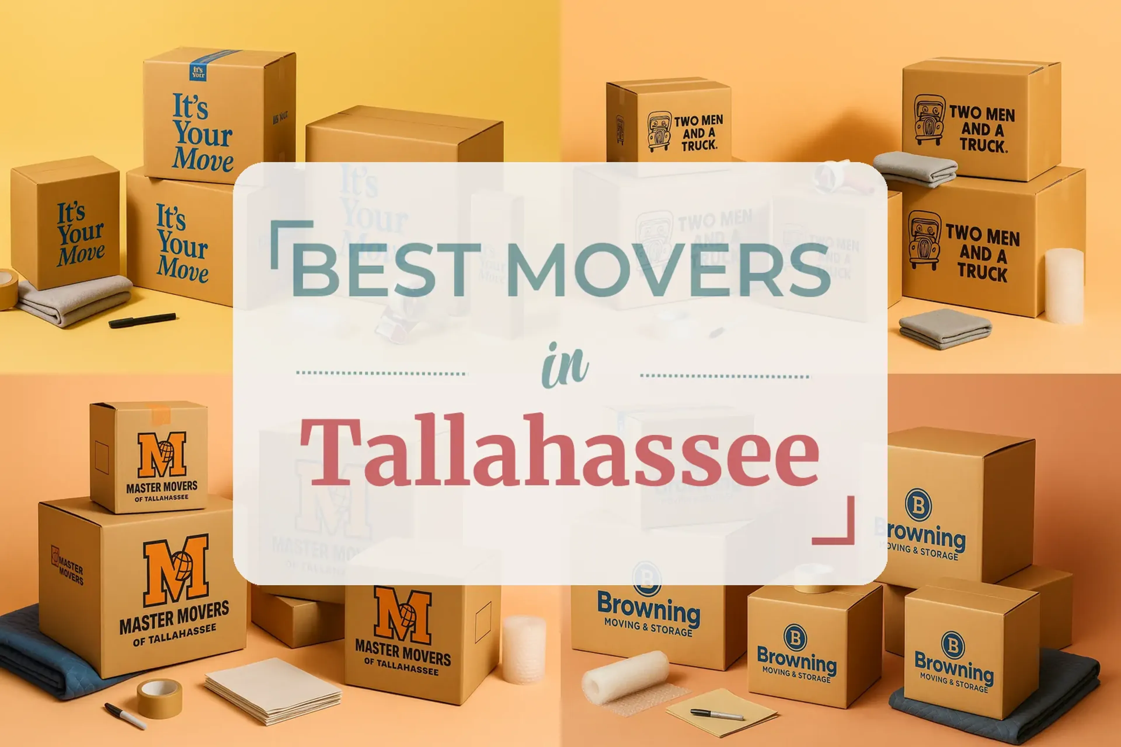 Side-by-side comparison of Tallahassee moving companies