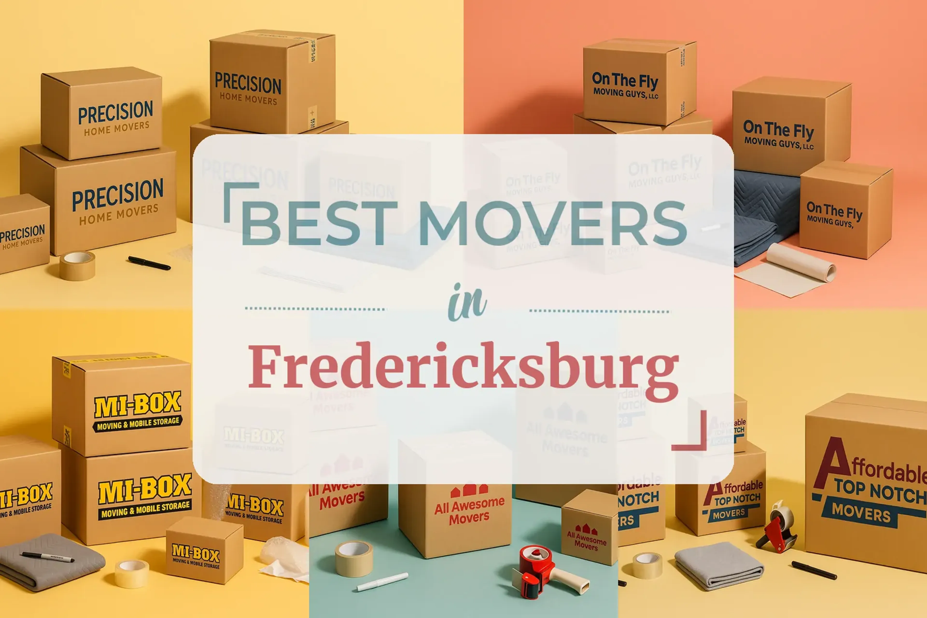 Side-by-side comparison of Fredericksburg moving companies