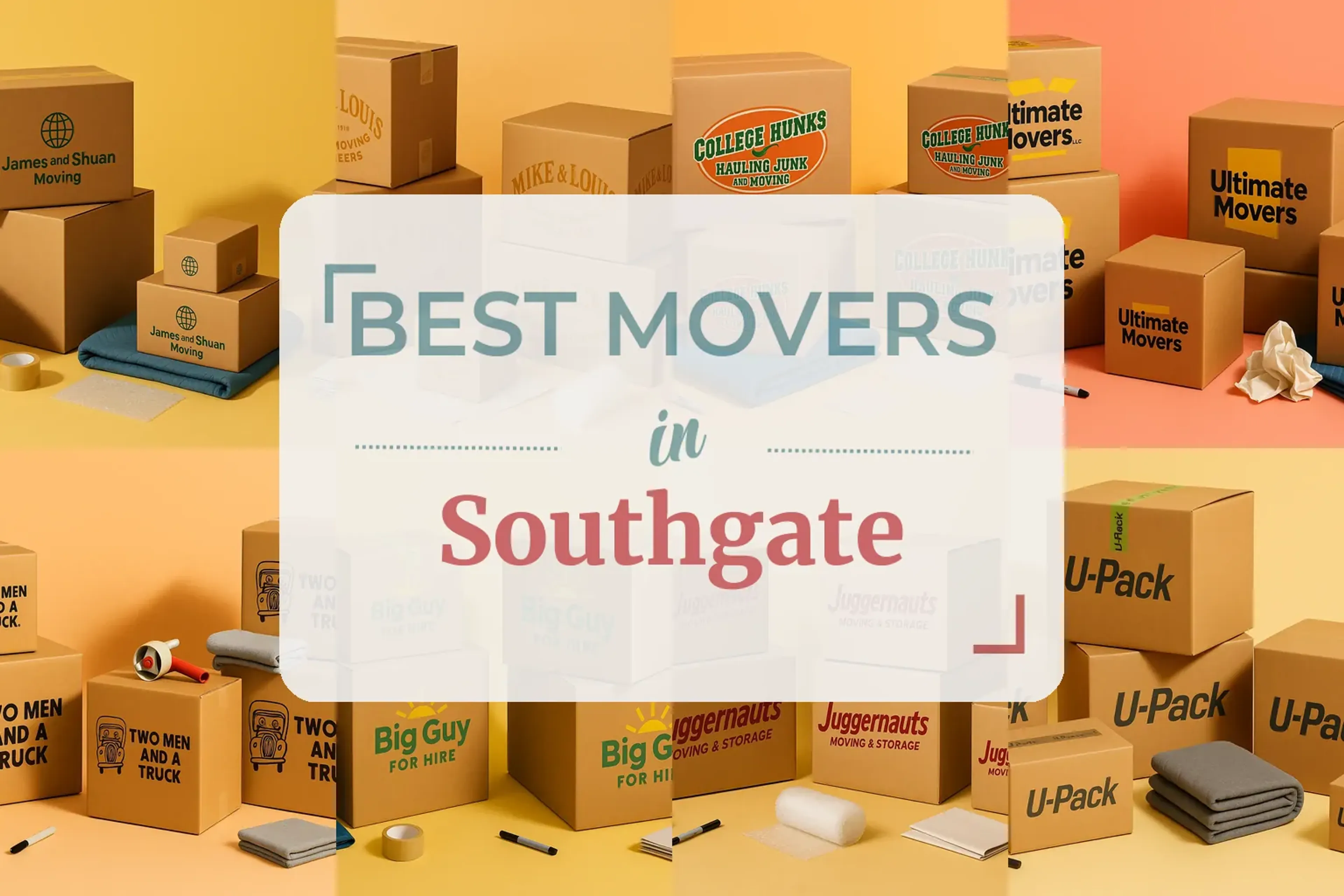 Side-by-side comparison of Southgate moving companies