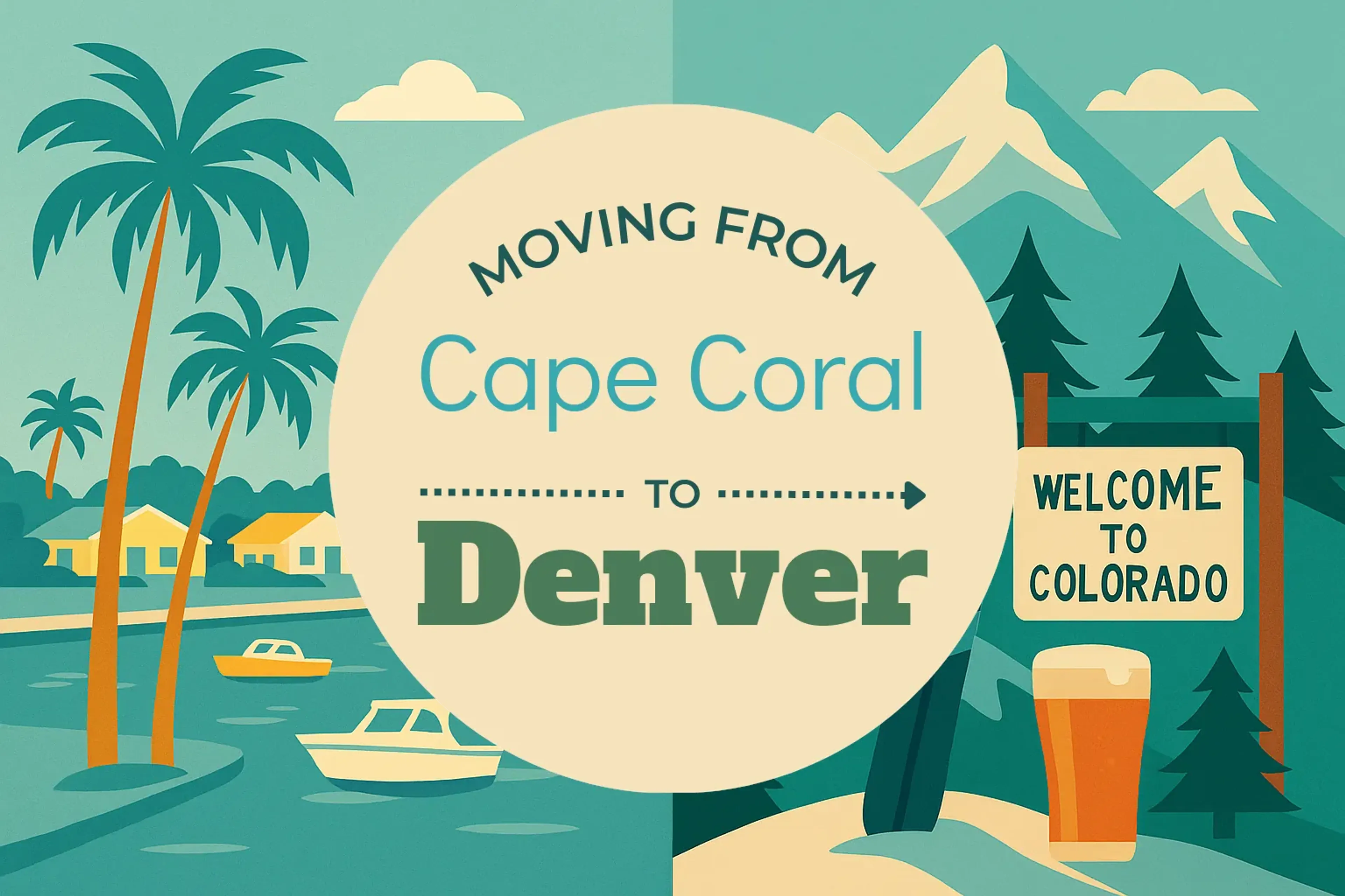 Side-by-side comparison of Cape Coral to Denver moving companies