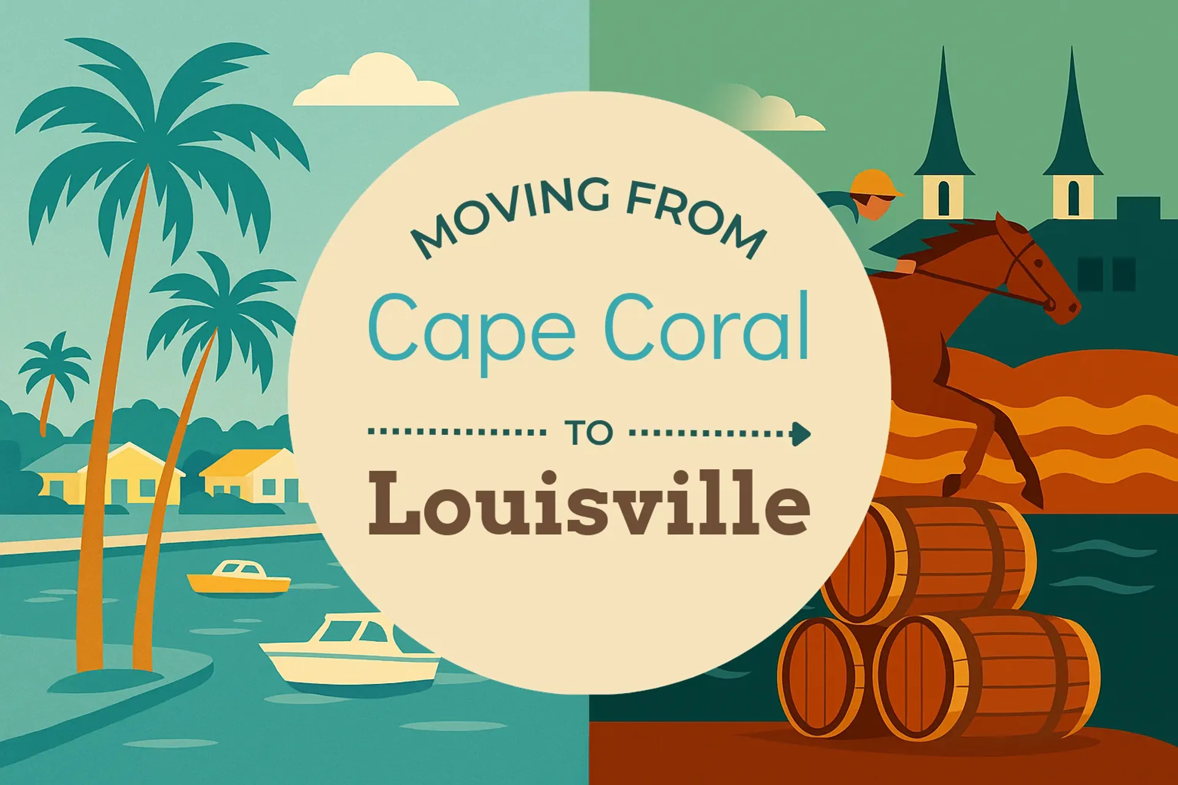 Side-by-side comparison of Cape Coral to Louisville moving companies