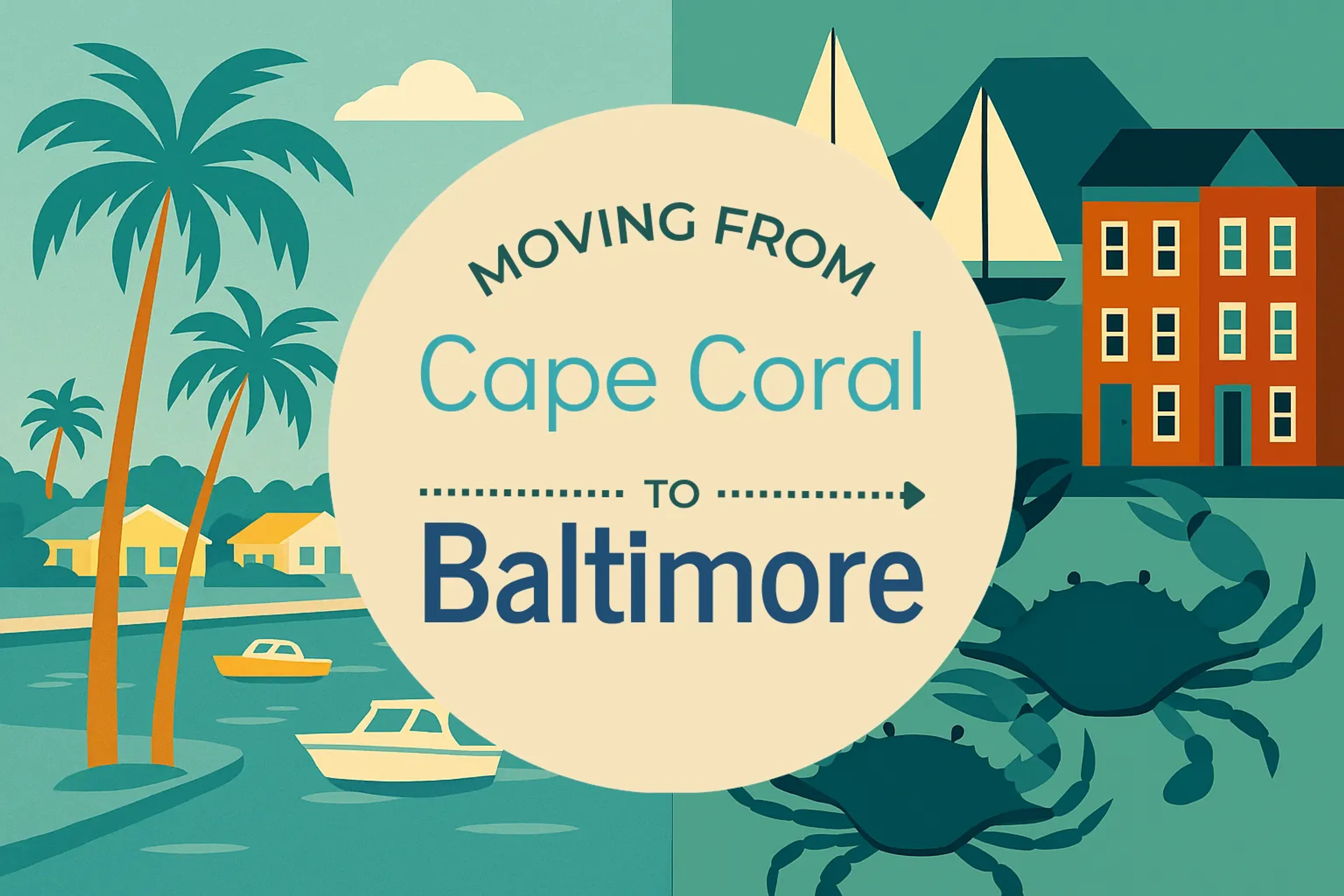 Side-by-side comparison of Cape Coral to Baltimore moving companies