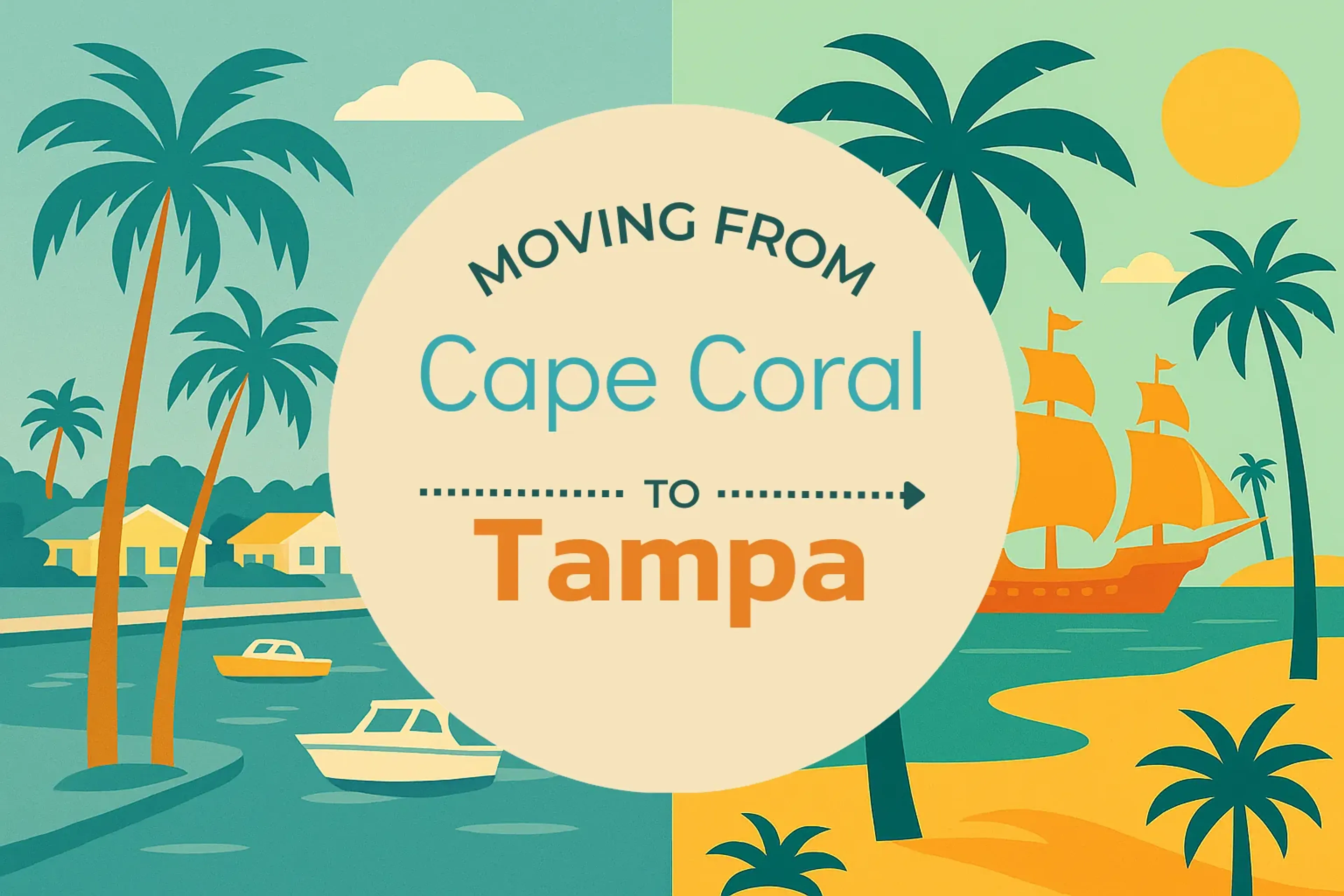Side-by-side comparison of Cape Coral to Tampa moving companies