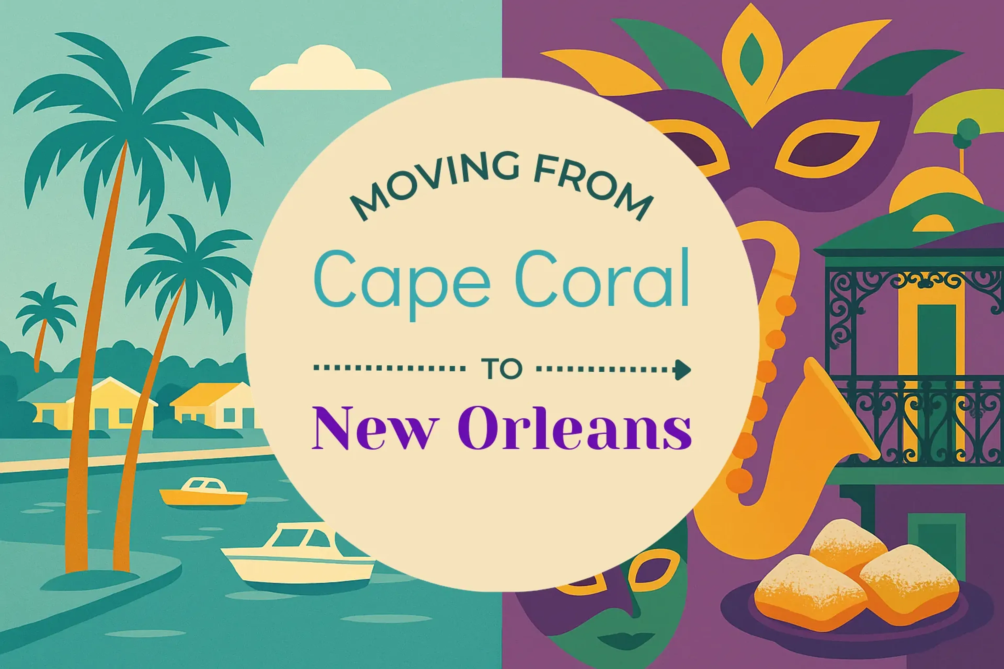 Side-by-side comparison of Cape Coral to New Orleans moving companies