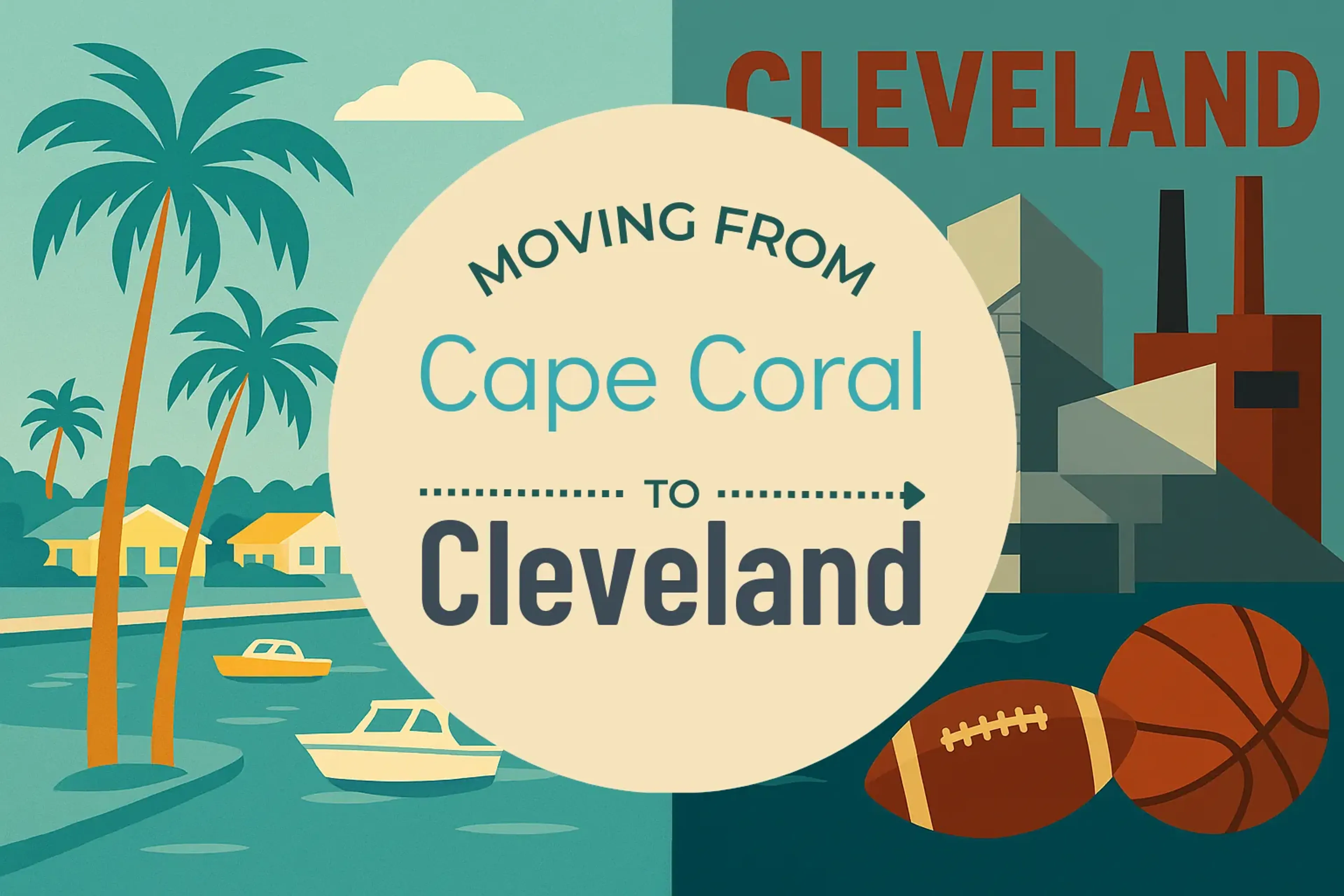 Side-by-side comparison of Cape Coral to Cleveland moving companies