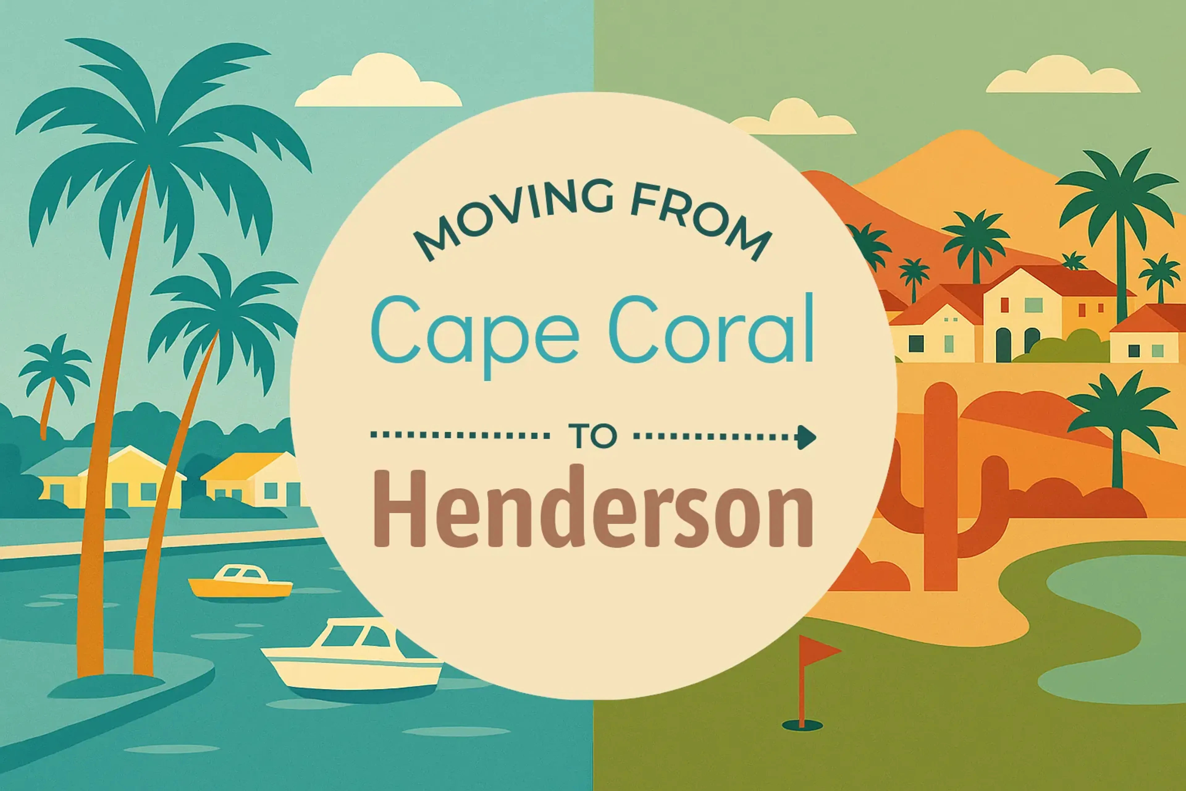 Side-by-side comparison of Cape Coral to Henderson moving companies
