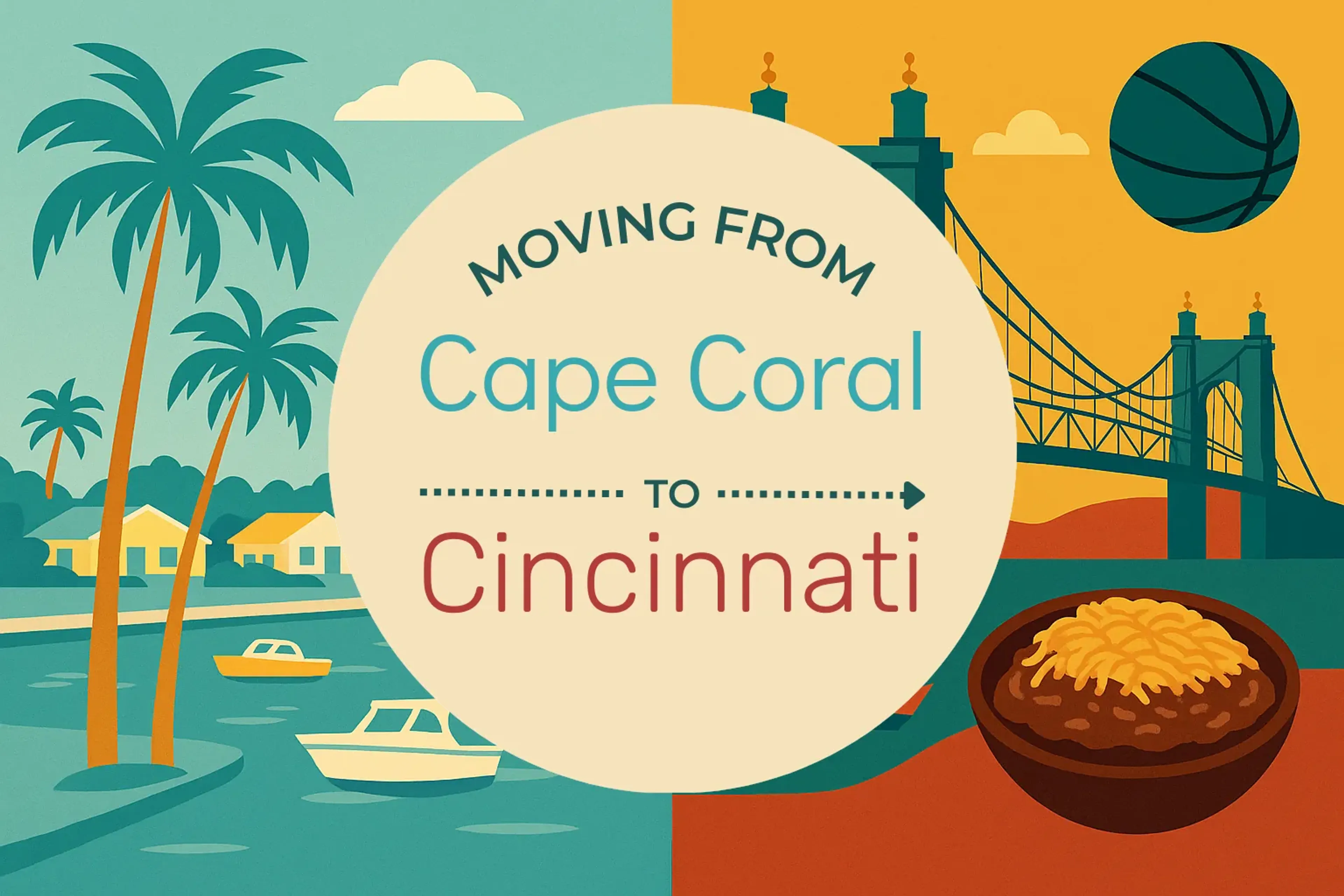 Side-by-side comparison of Cape Coral to Cincinnati moving companies