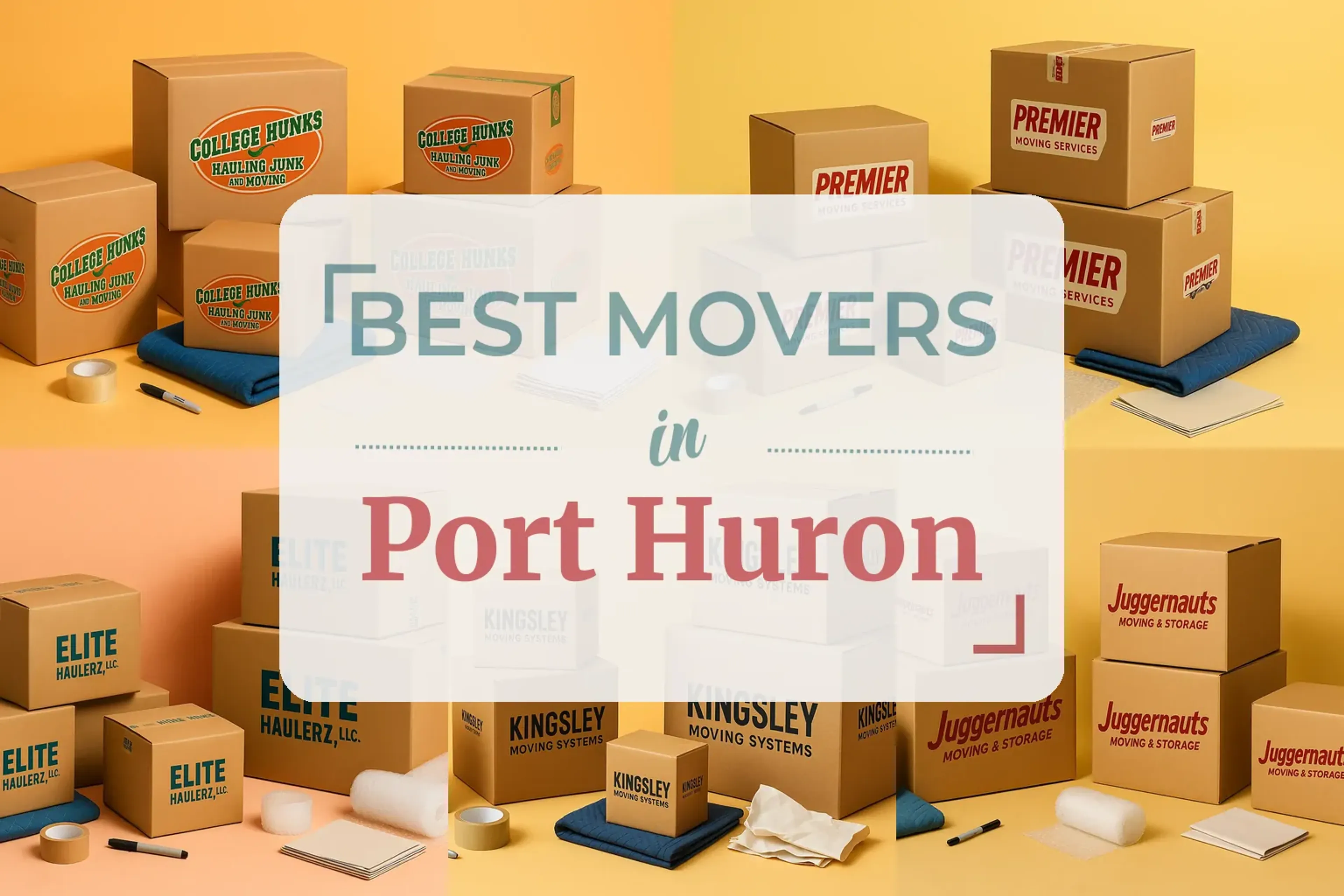 Side-by-side comparison of Port Huron moving companies