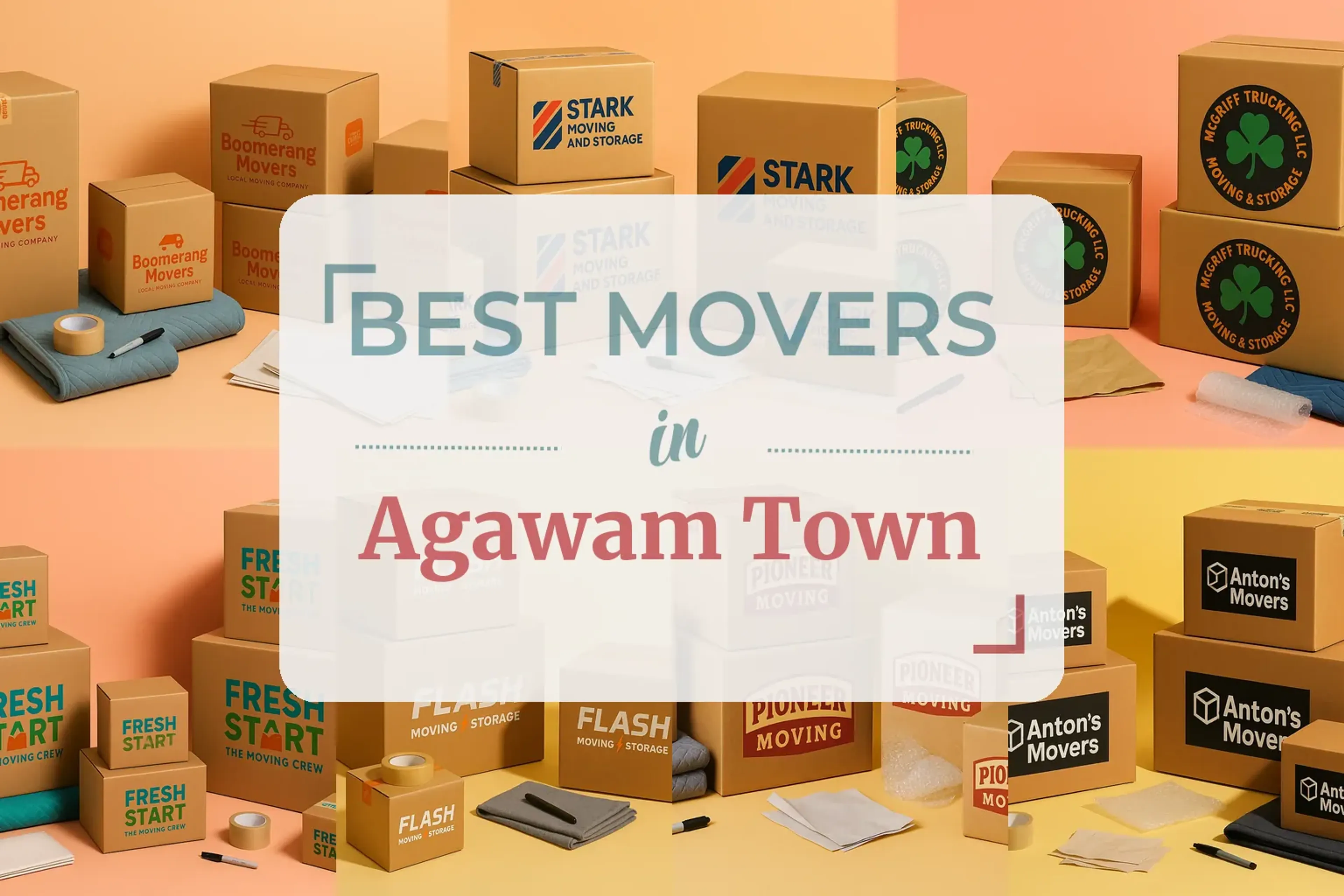 Side-by-side comparison of Agawam Town moving companies