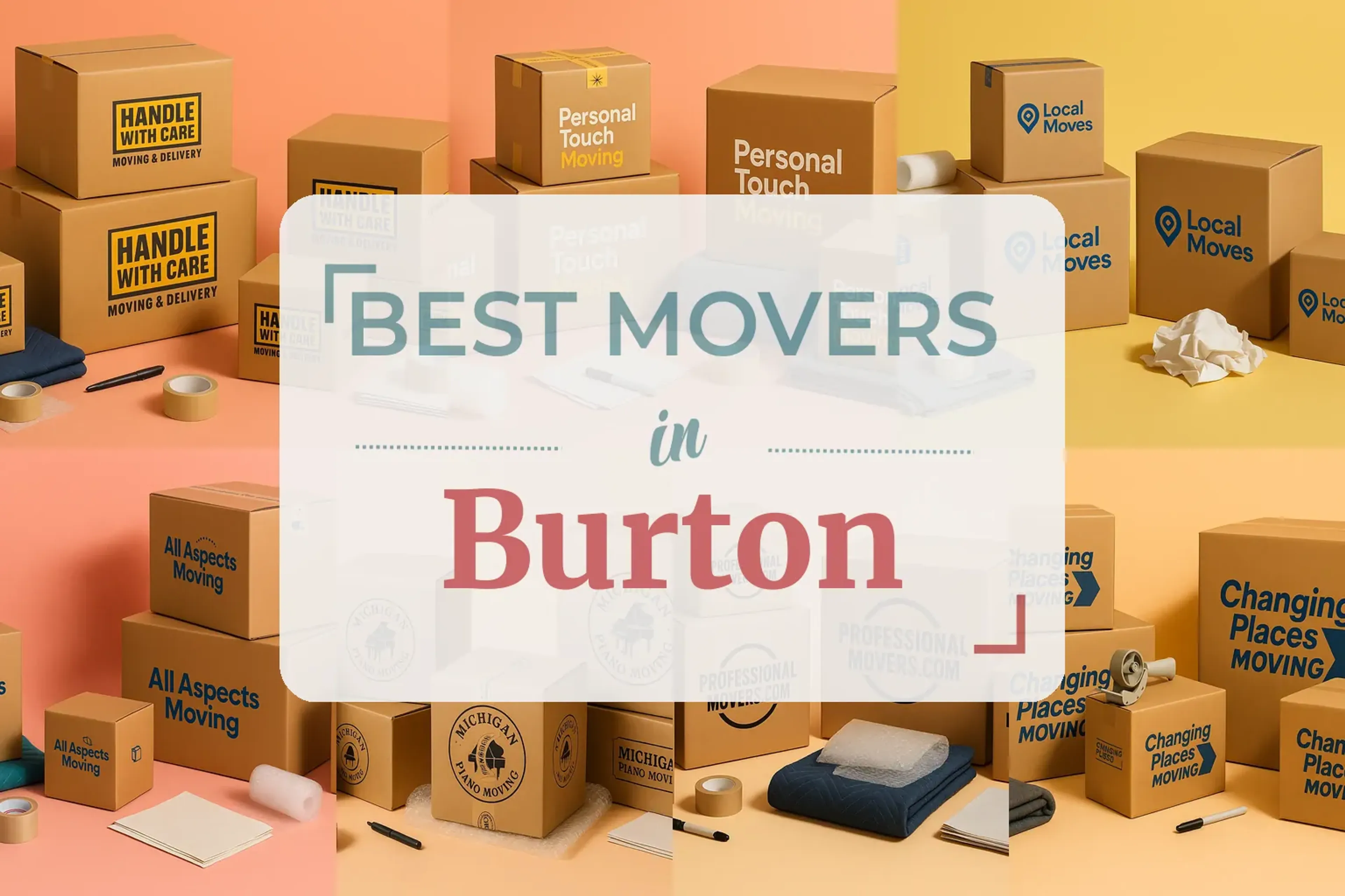 Side-by-side comparison of Burton moving companies