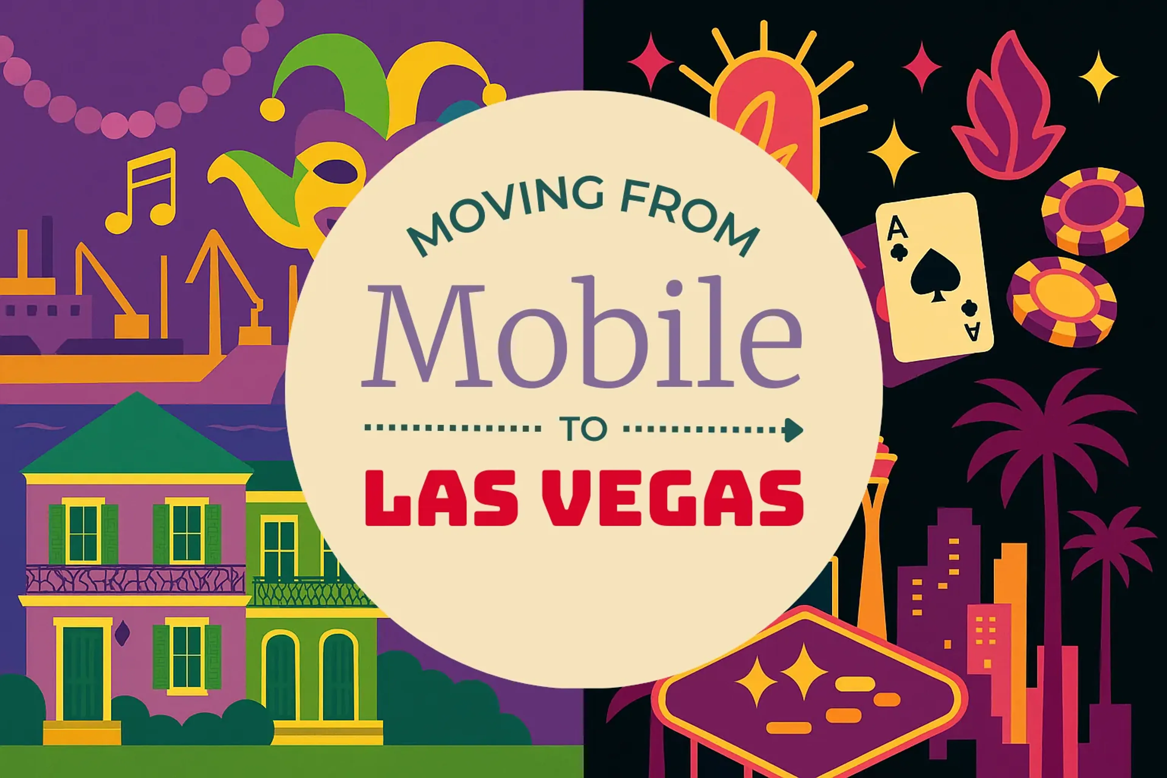 Side-by-side comparison of Mobile to Las Vegas moving companies