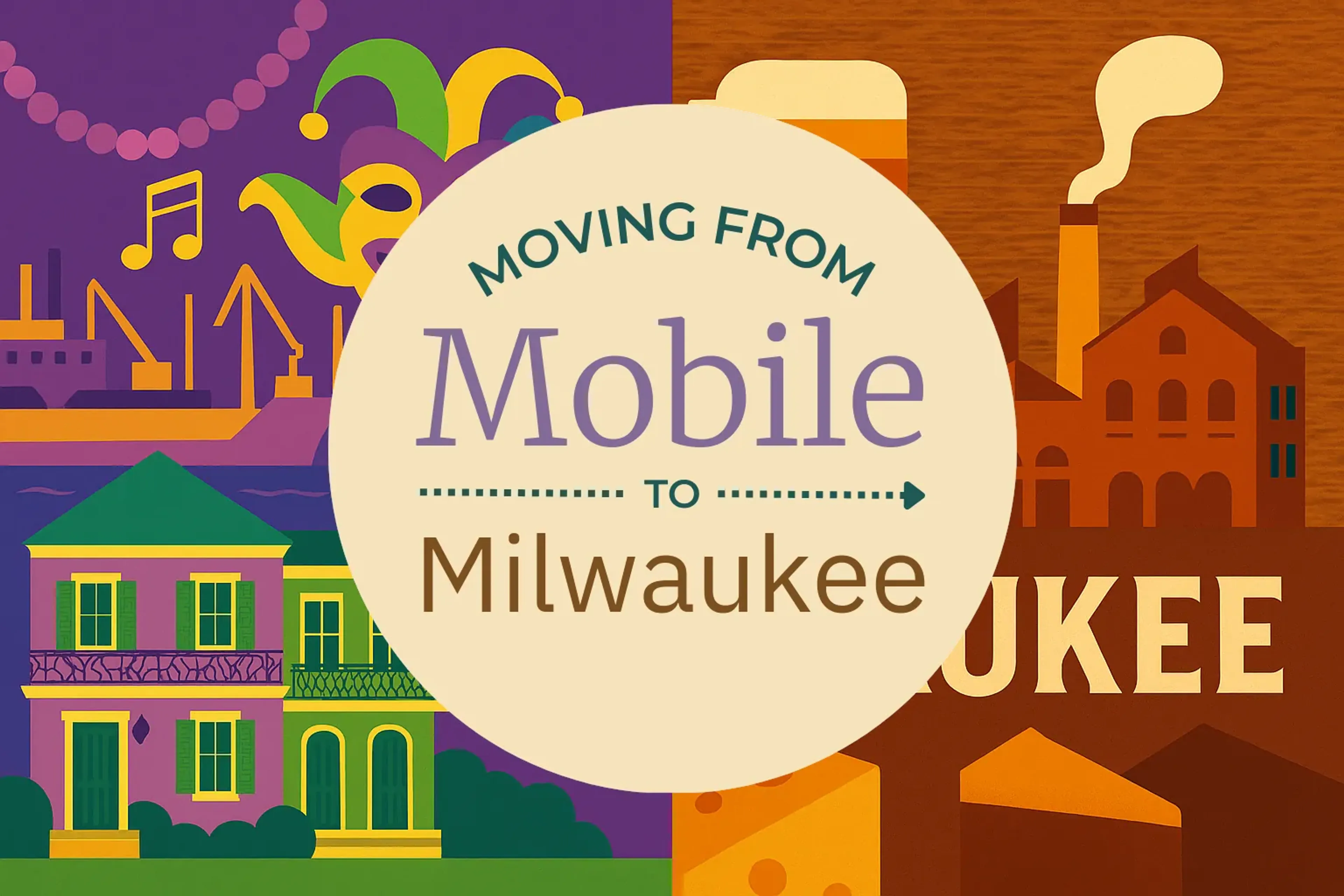 Side-by-side comparison of Mobile to Milwaukee moving companies