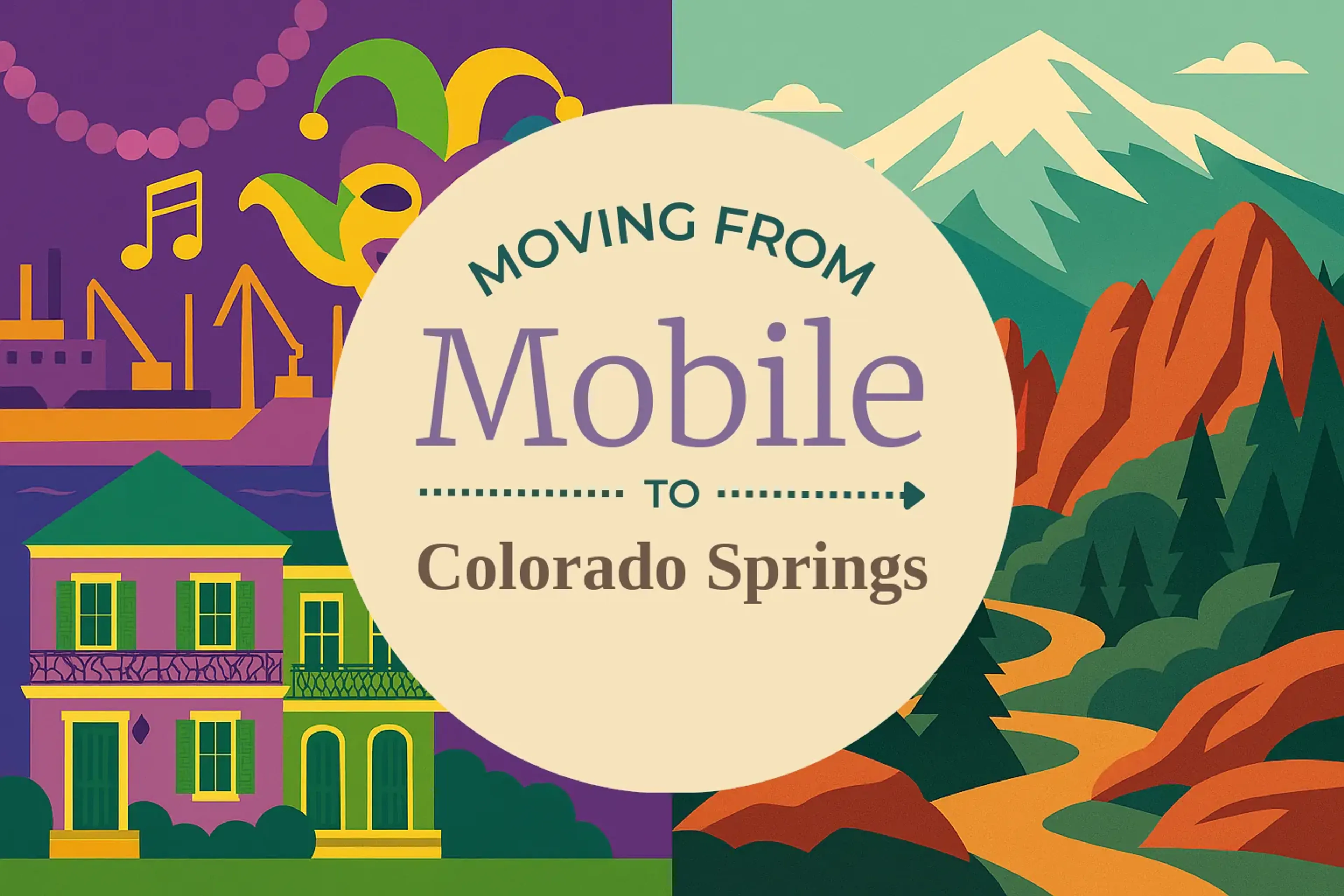 Side-by-side comparison of Mobile to Colorado Springs moving companies