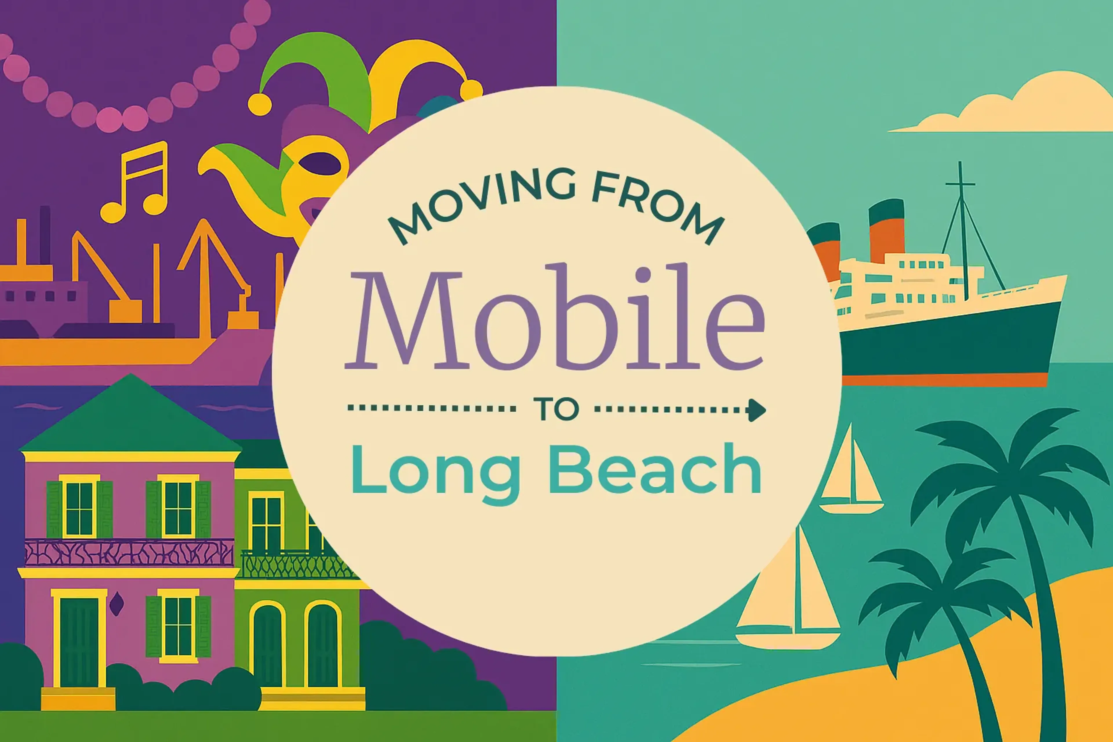 Side-by-side comparison of Mobile to Long Beach moving companies