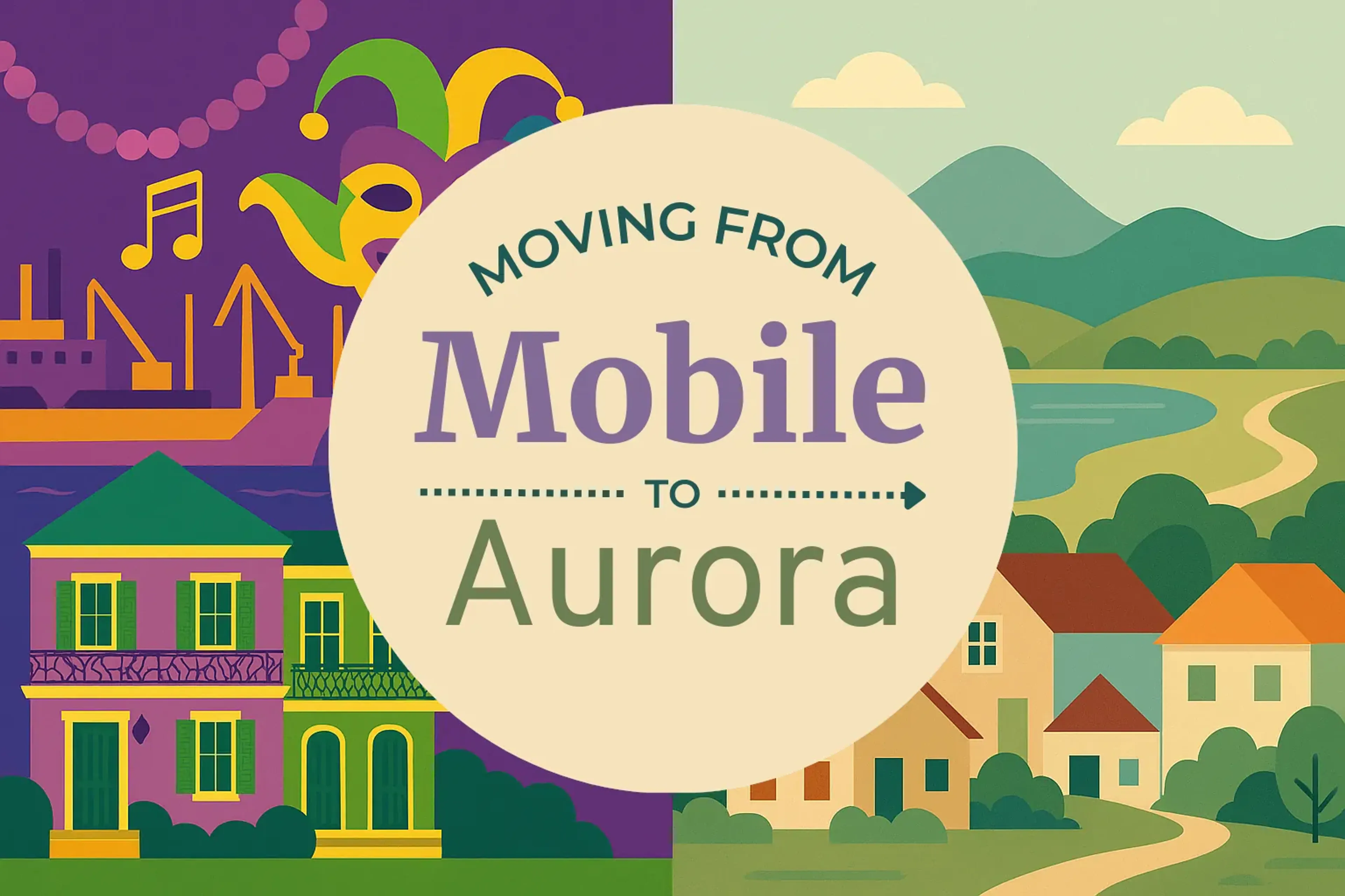 Side-by-side comparison of Mobile to Aurora moving companies