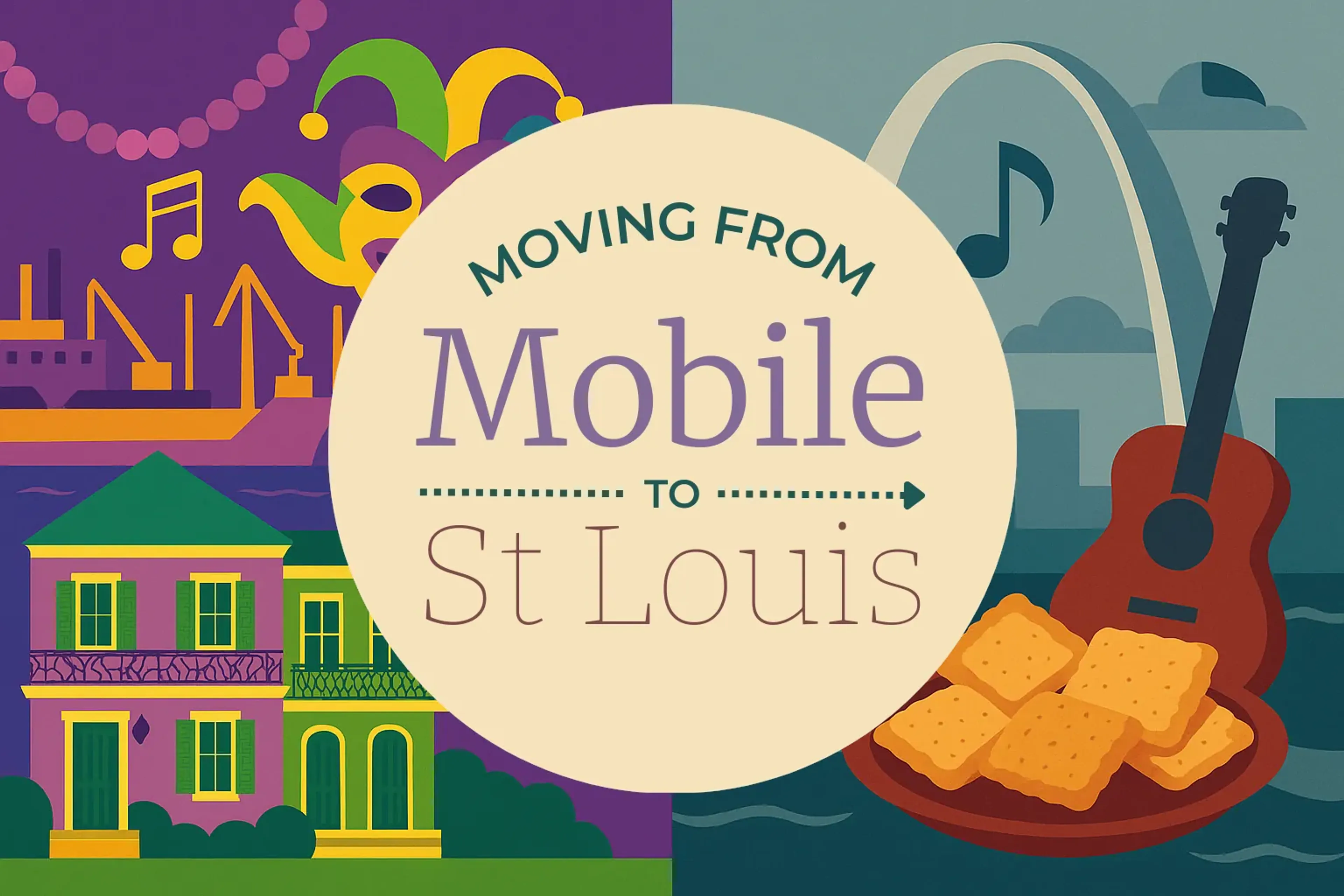 Side-by-side comparison of Mobile to St. Louis moving companies