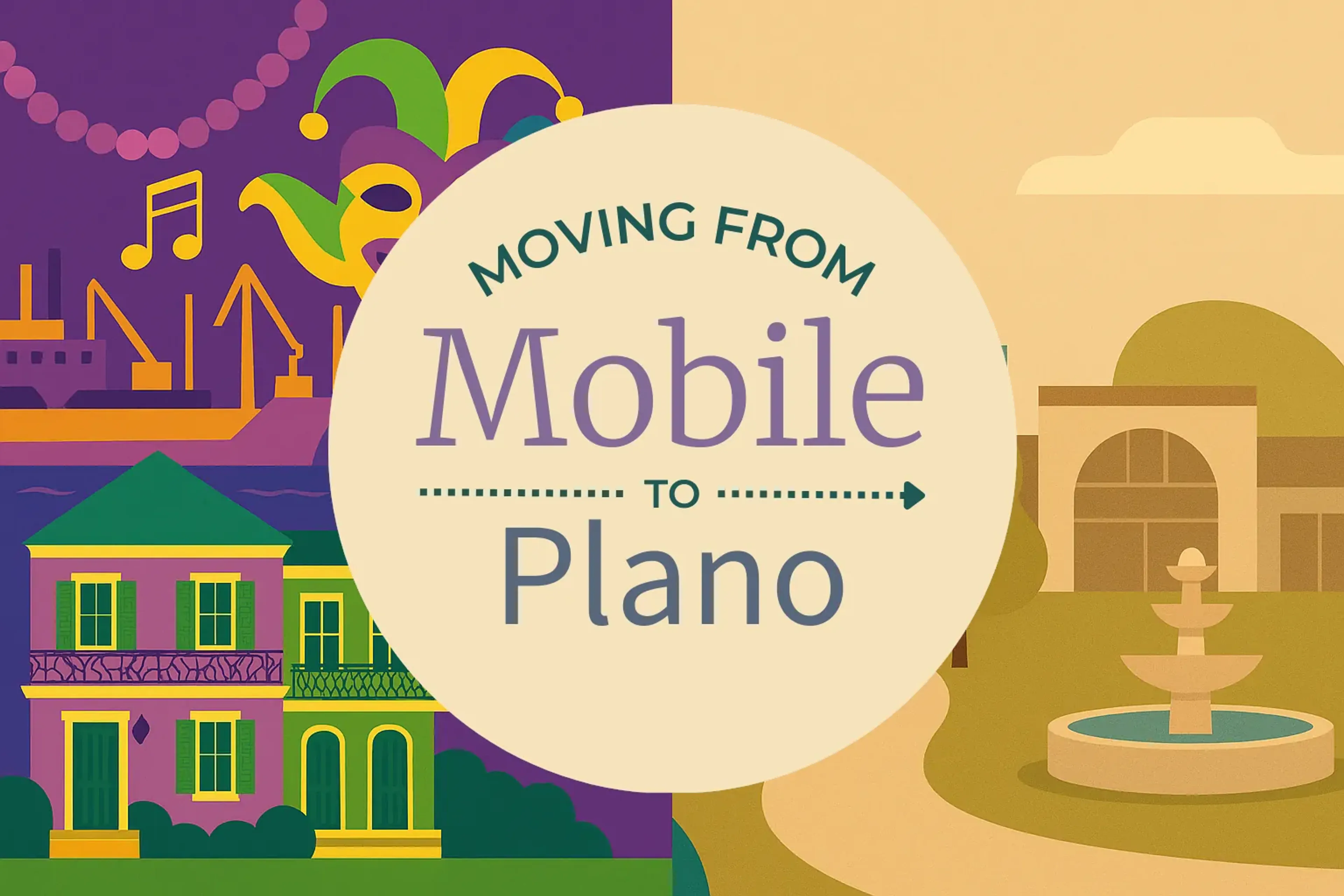 Side-by-side comparison of Mobile to Plano moving companies