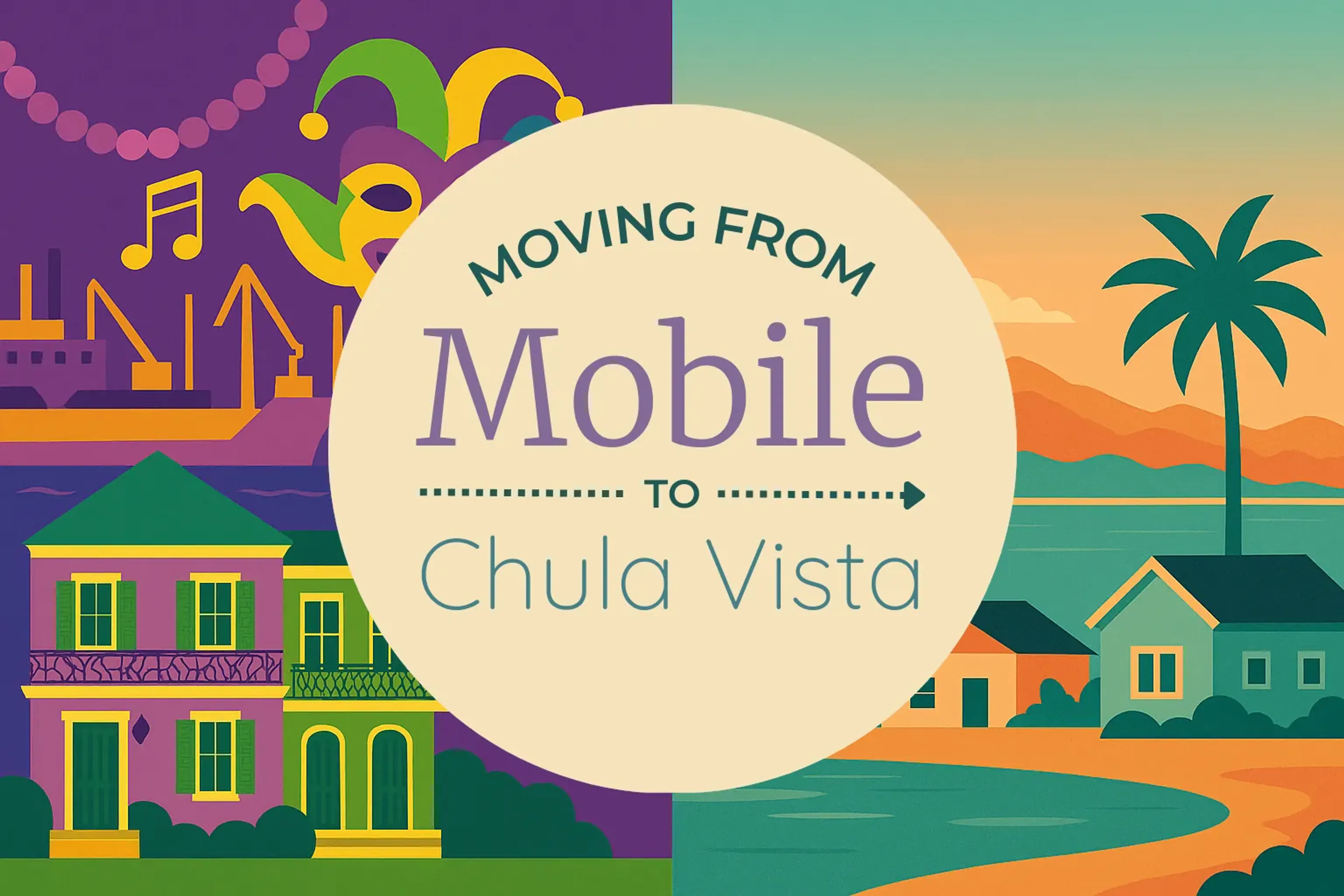 Side-by-side comparison of Mobile to Chula Vista moving companies