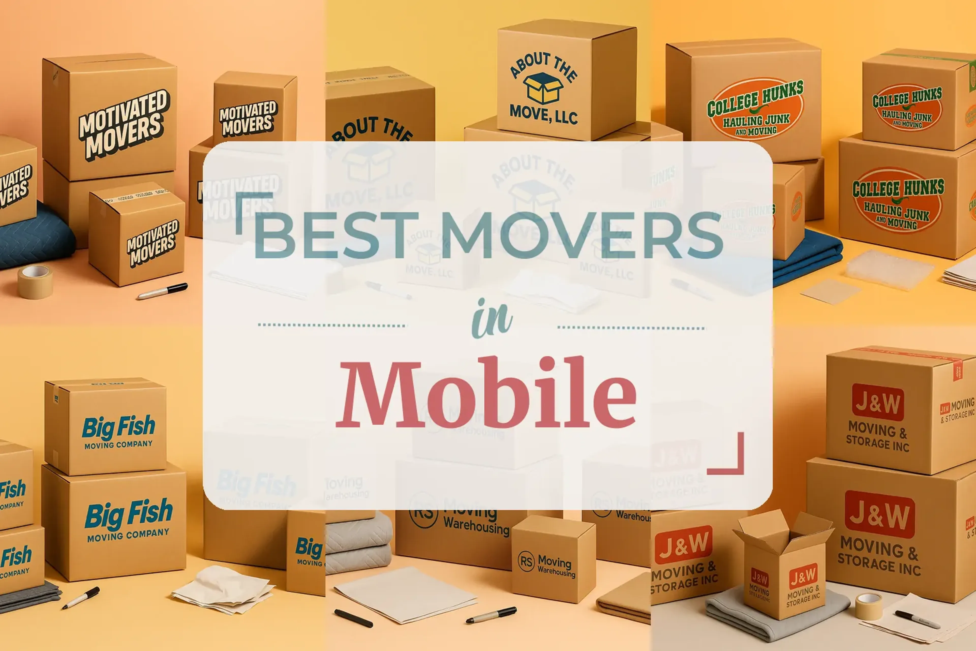 Side-by-side comparison of Mobile moving companies