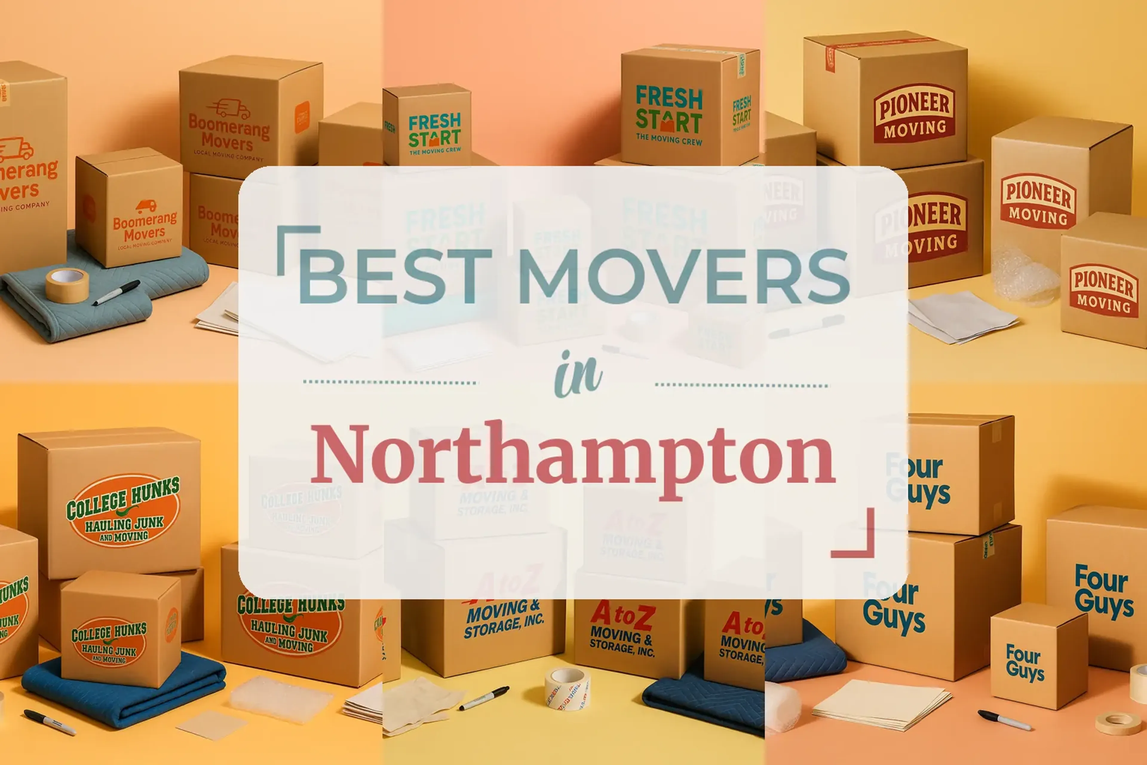Side-by-side comparison of Northampton moving companies