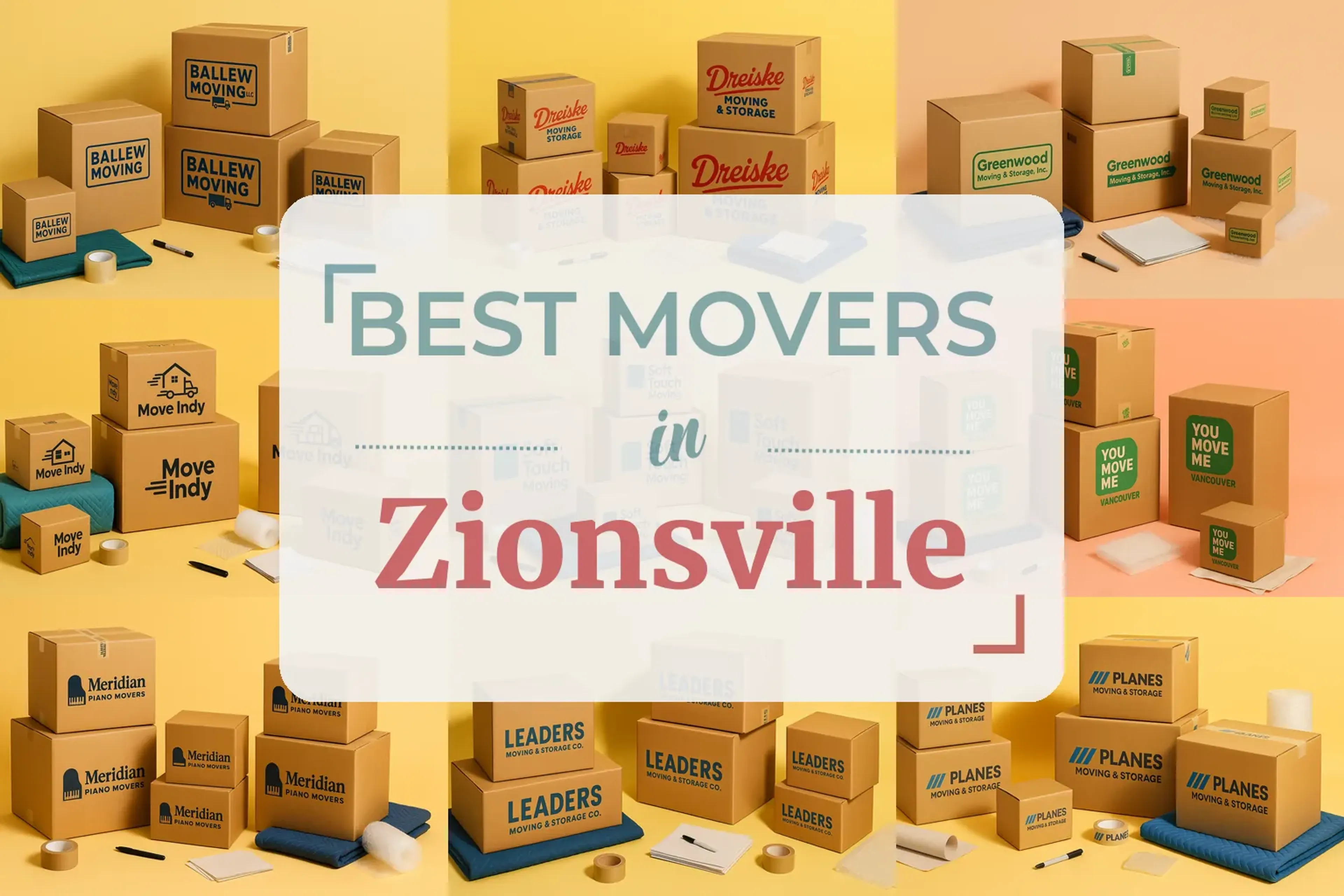Side-by-side comparison of Zionsville moving companies