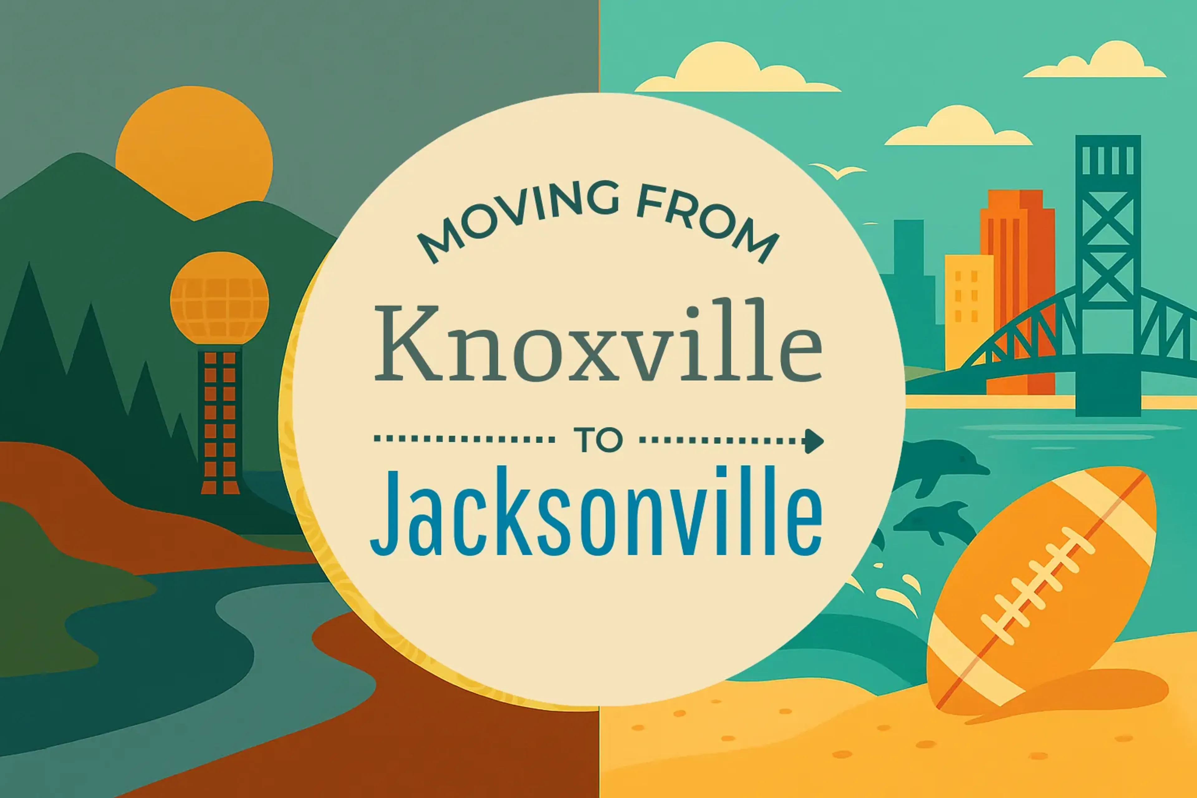 Side-by-side comparison of Knoxville to Jacksonville moving companies