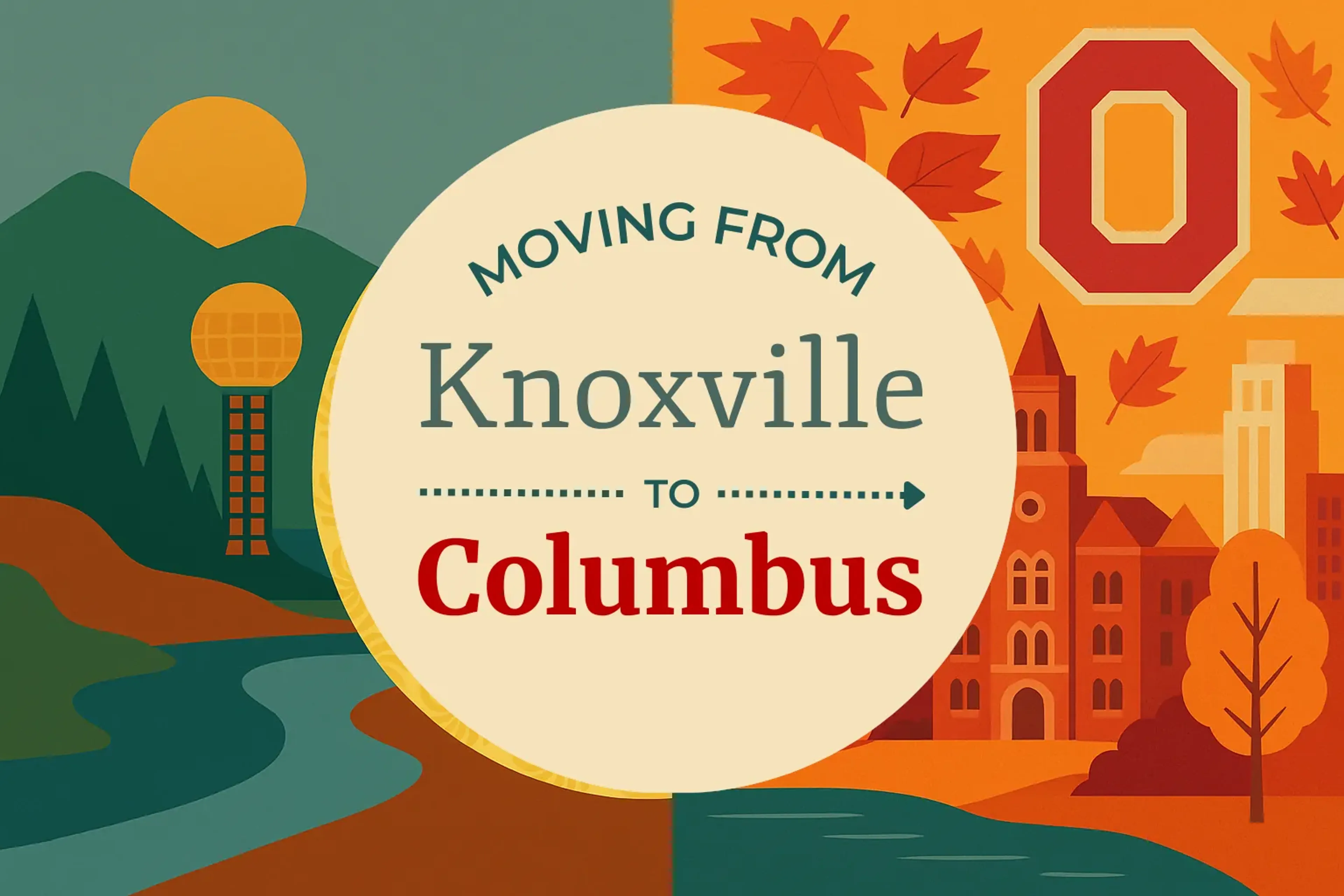Side-by-side comparison of Knoxville to Columbus moving companies
