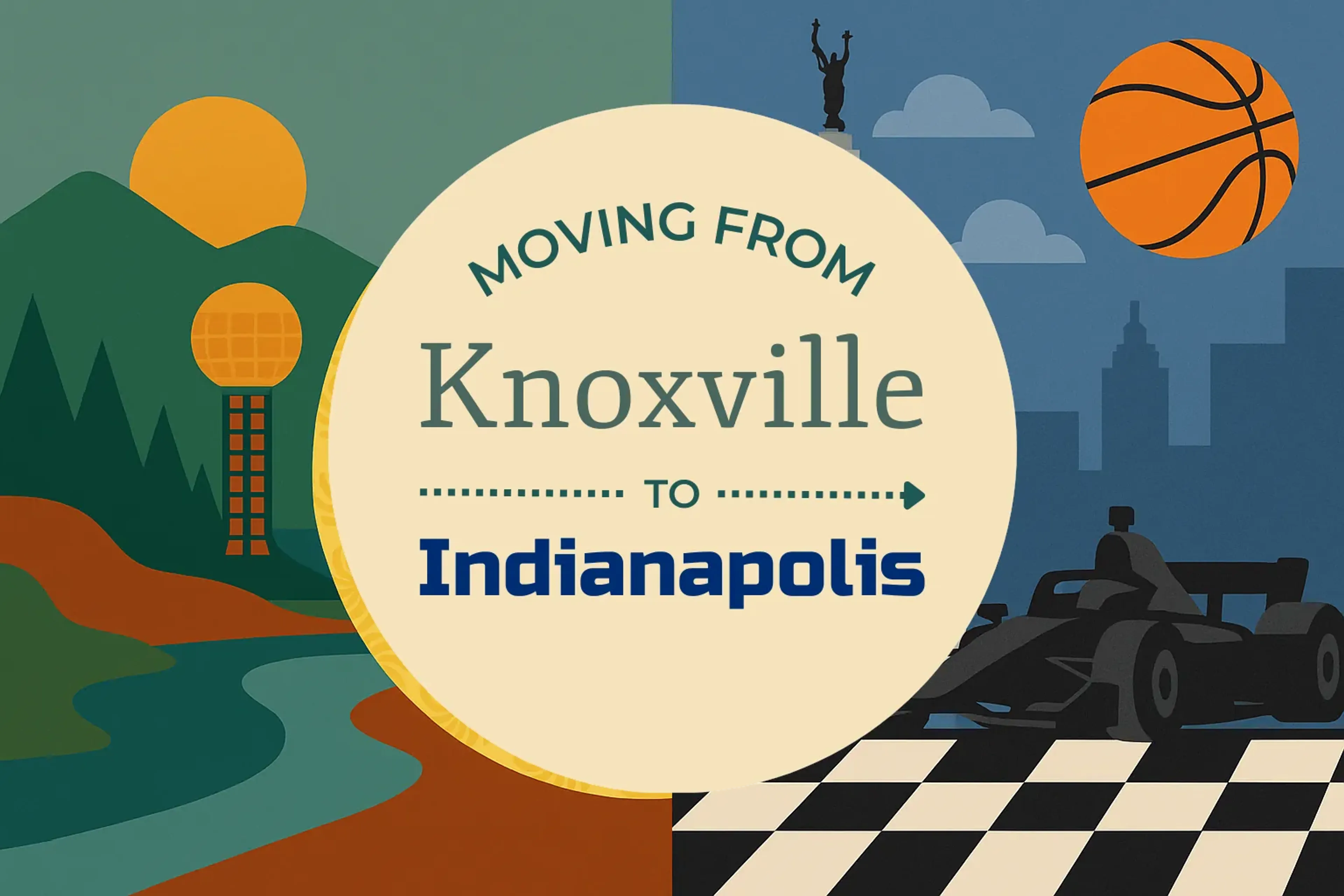 Side-by-side comparison of Knoxville to Indianapolis moving companies