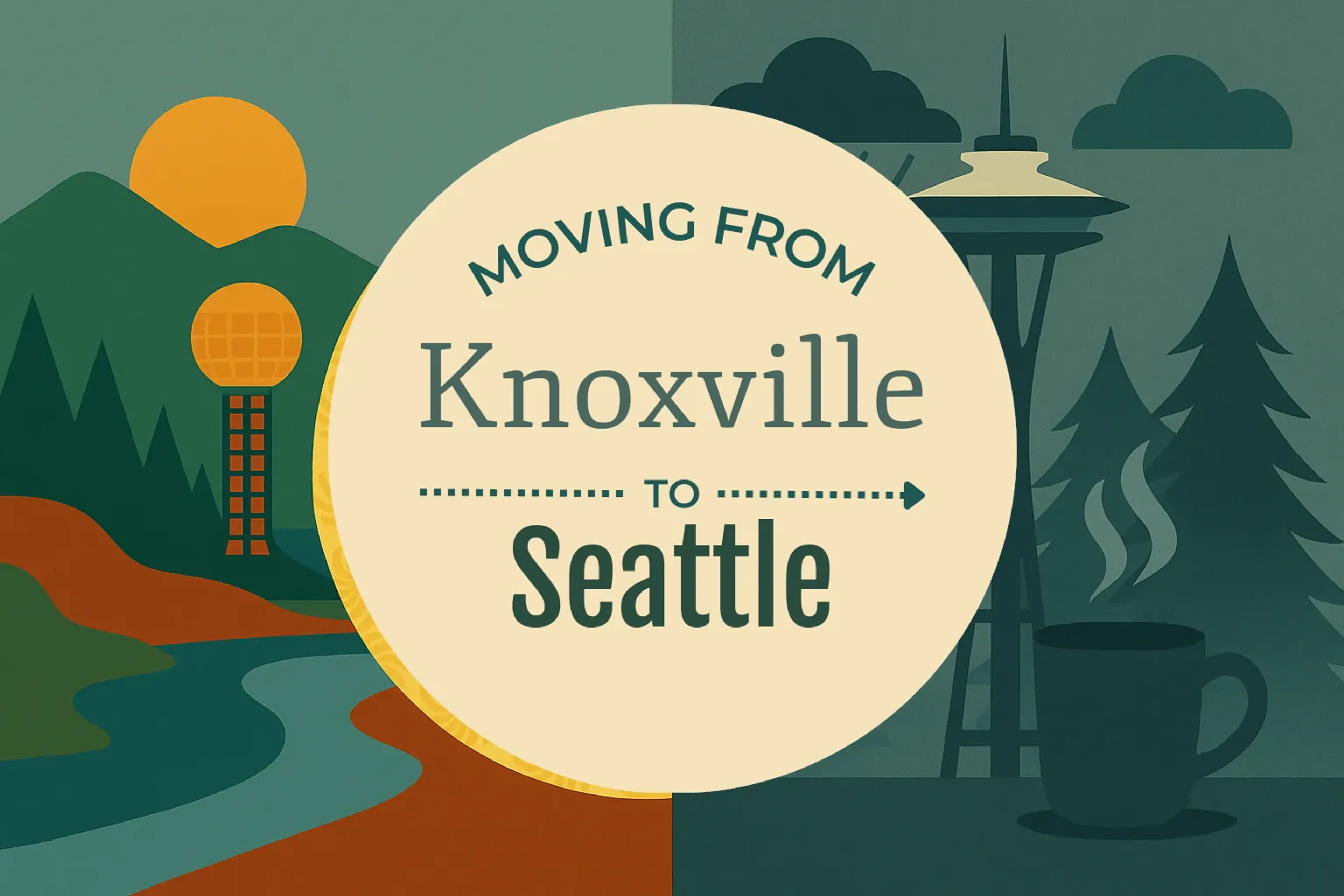 Side-by-side comparison of Knoxville to Seattle moving companies