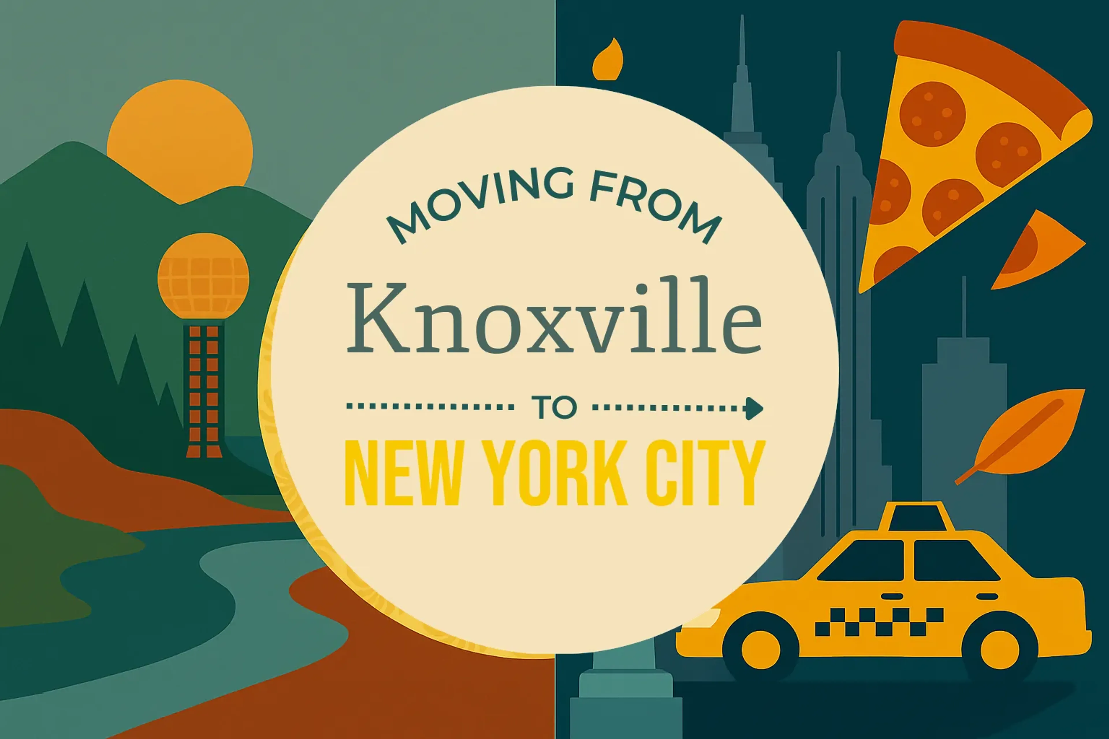 Side-by-side comparison of Knoxville to New York City moving companies