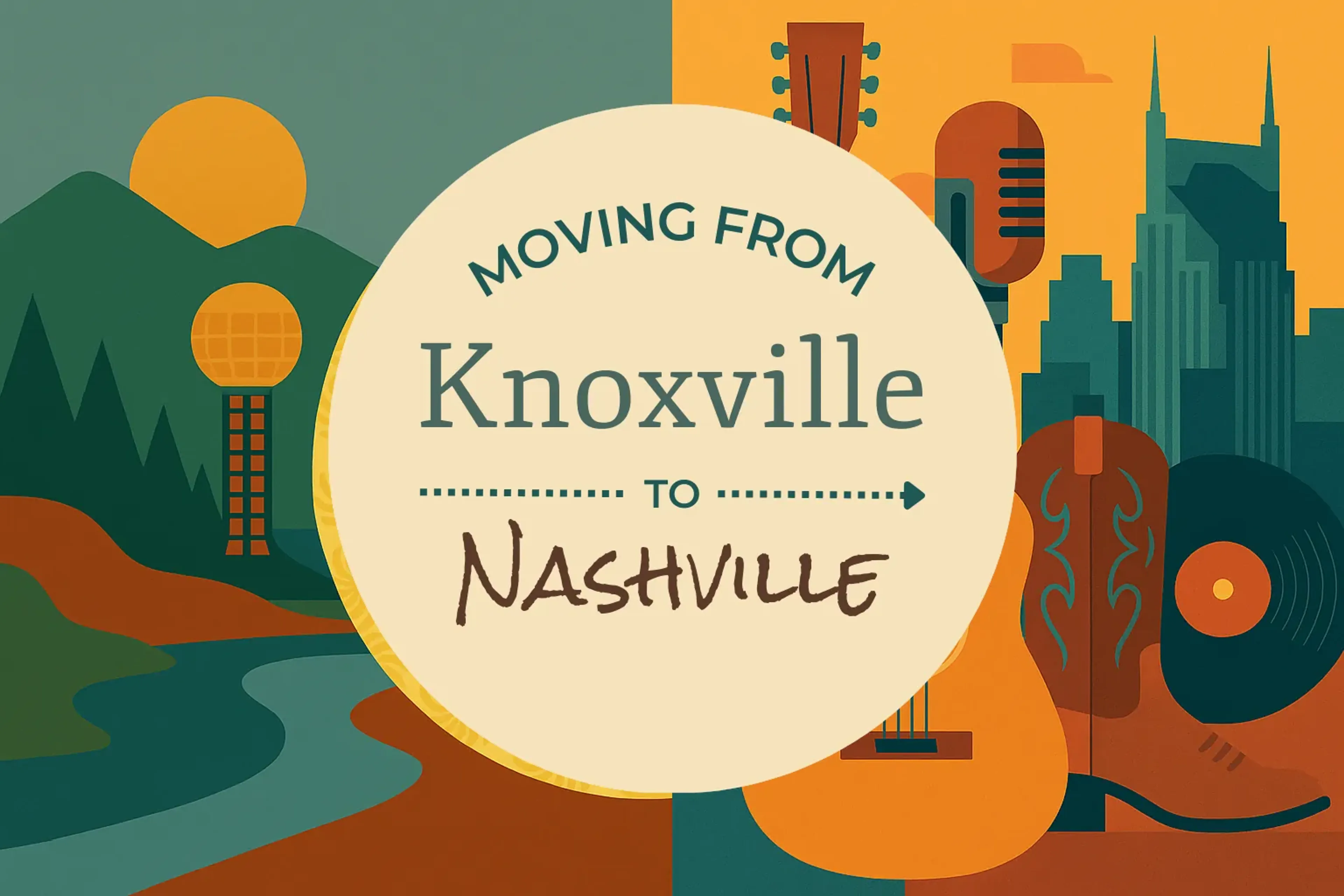Side-by-side comparison of Knoxville to Nashville moving companies