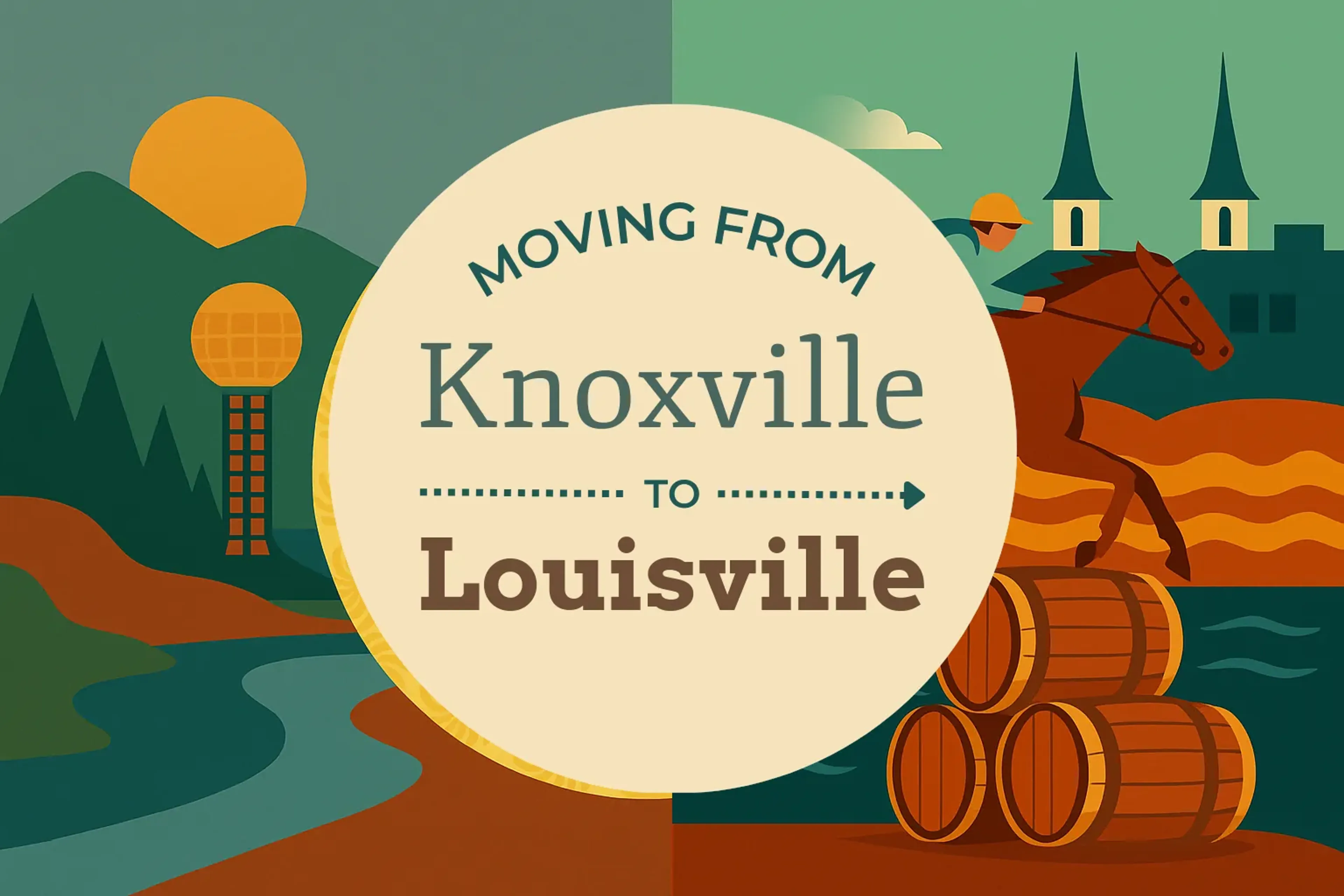 Side-by-side comparison of Knoxville to Louisville moving companies