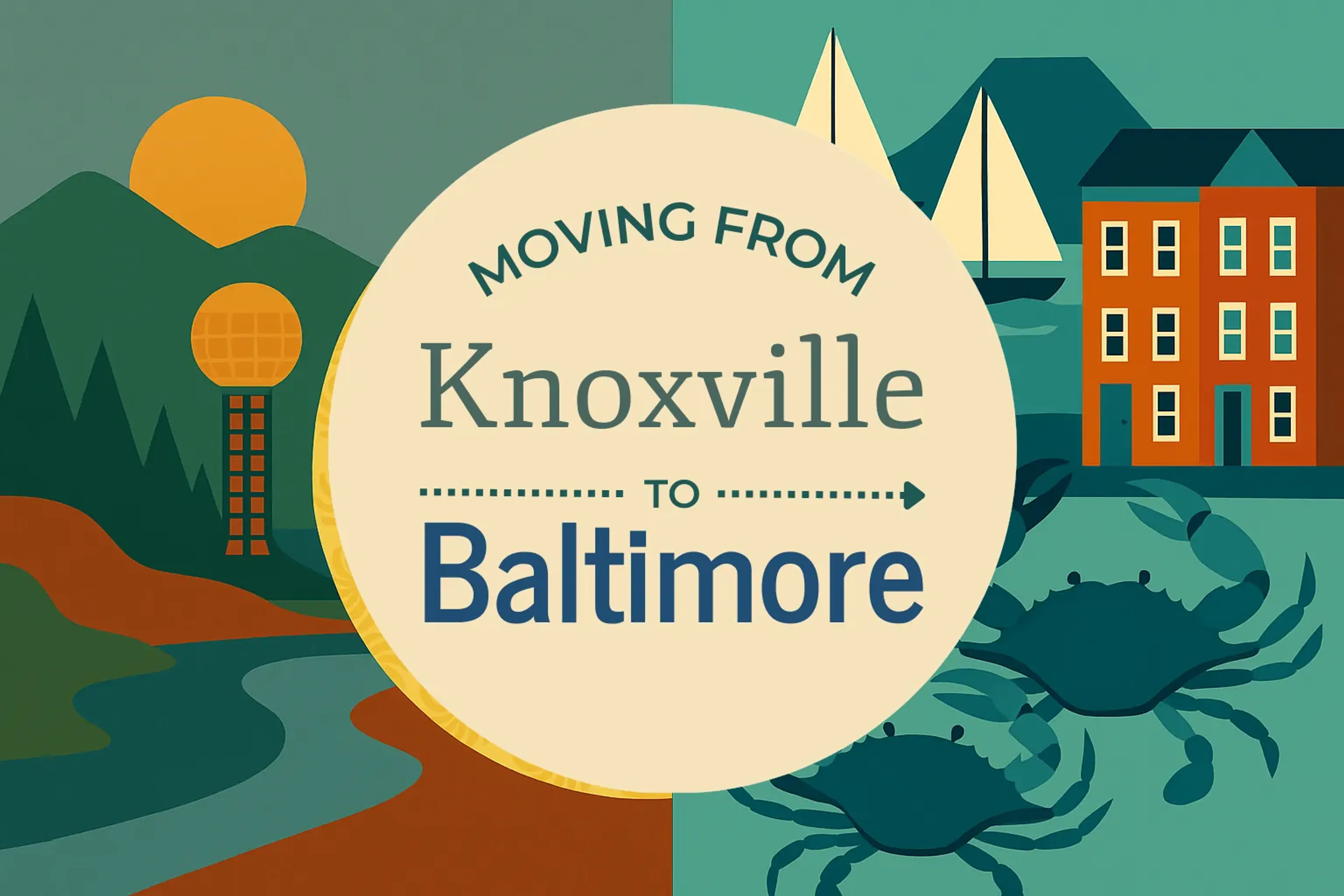Side-by-side comparison of Knoxville to Baltimore moving companies