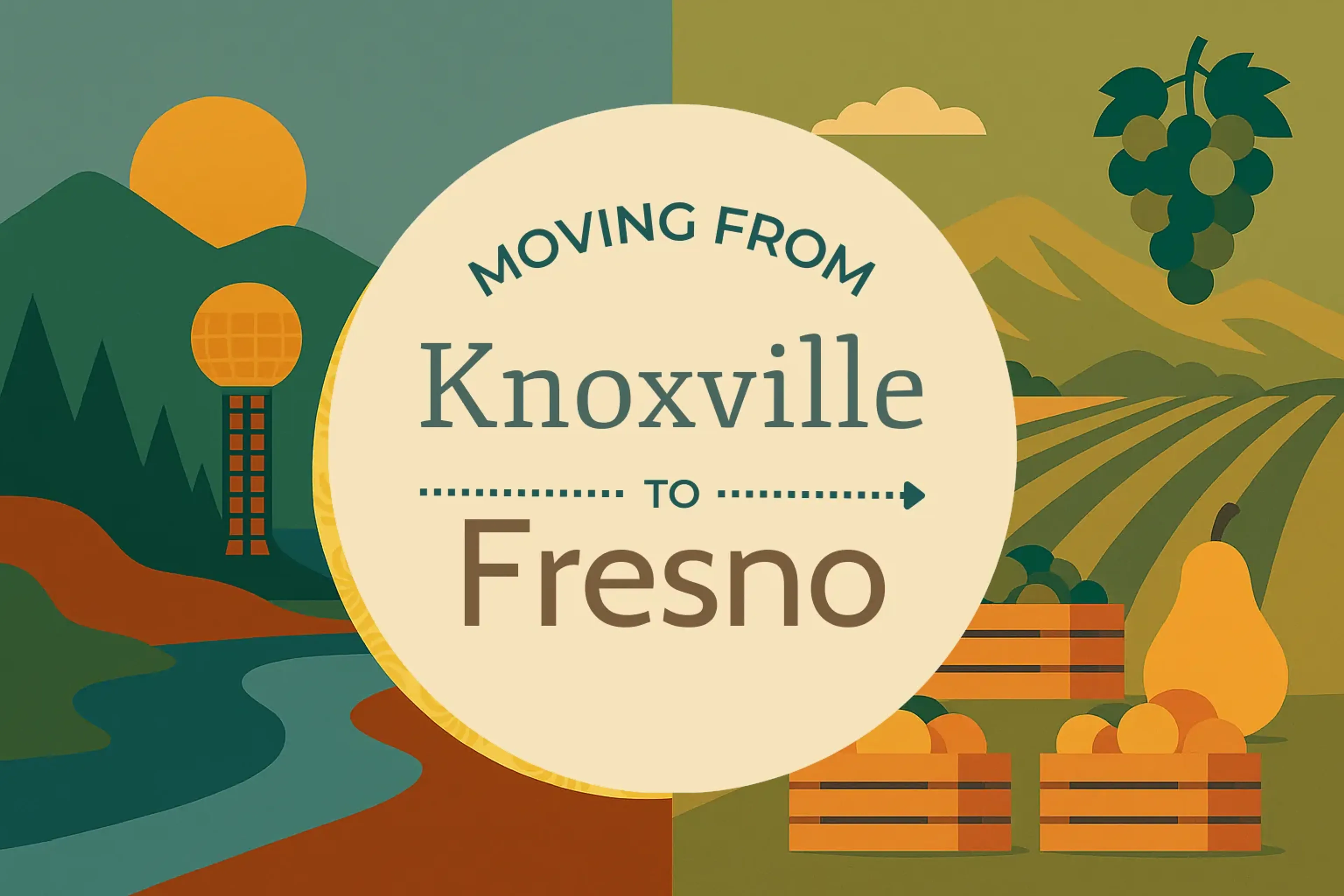 Side-by-side comparison of Knoxville to Fresno moving companies