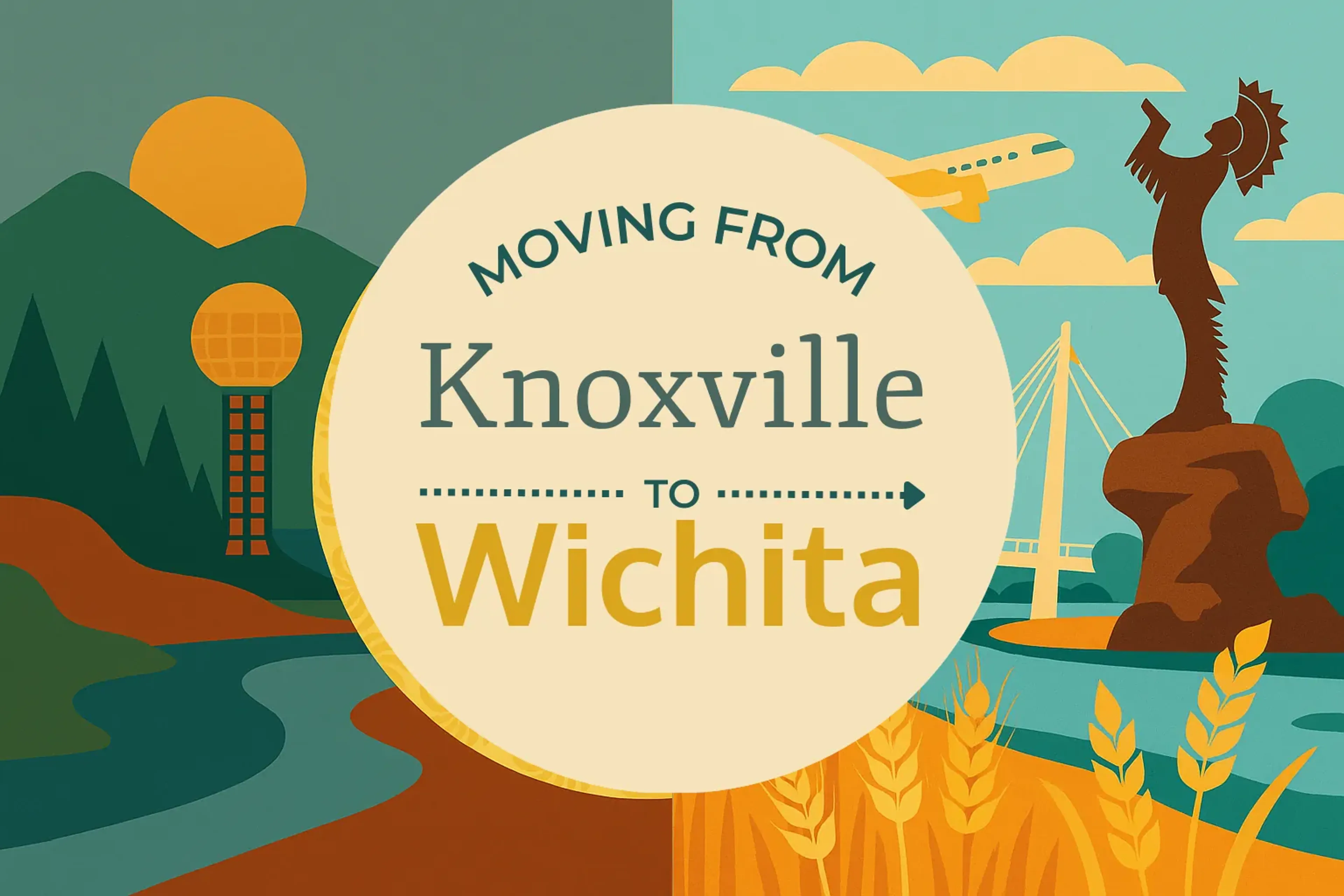 Side-by-side comparison of Knoxville to Wichita moving companies