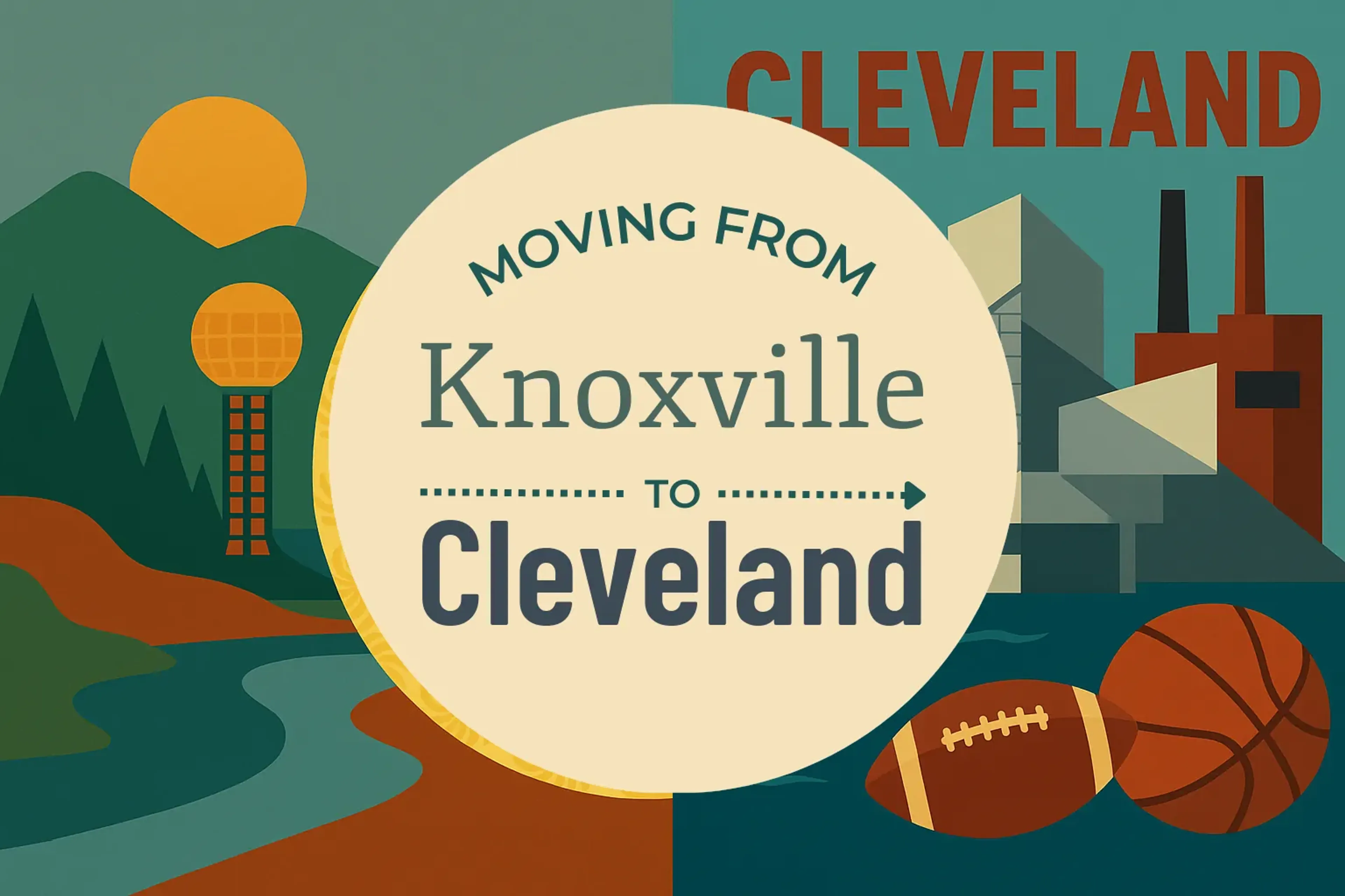 Side-by-side comparison of Knoxville to Cleveland moving companies